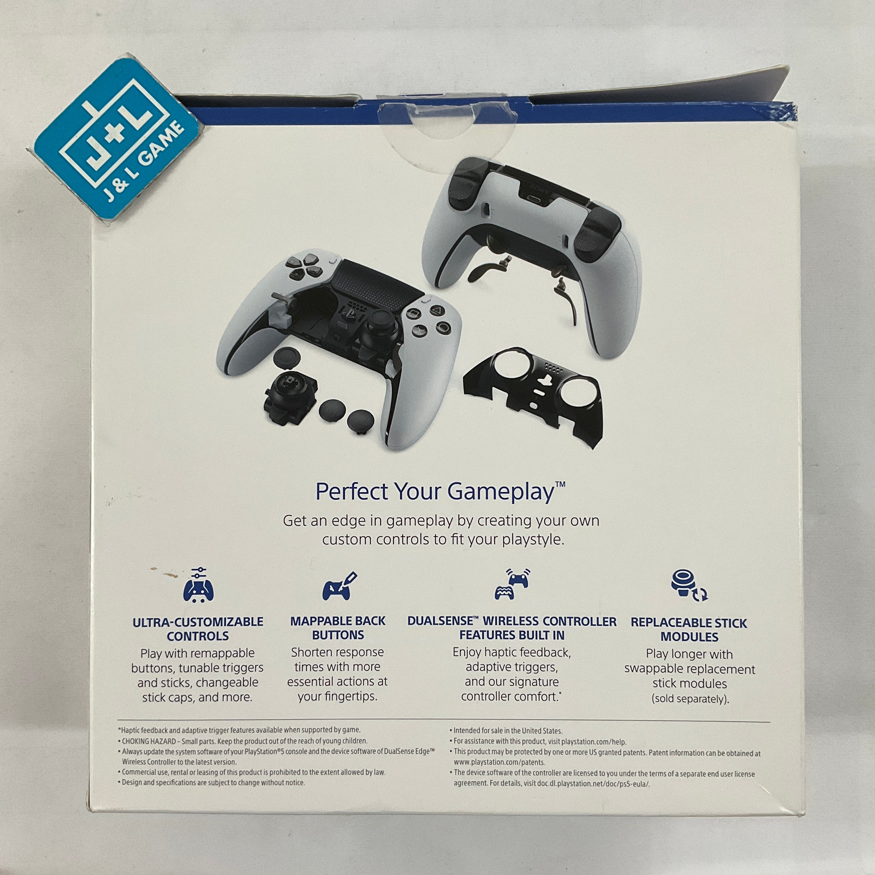 SONY PlayStation 5 DualSense Edge Wireless Controller (White) - (PS5) PlayStation 5 [Pre-Owned] Accessories PlayStation