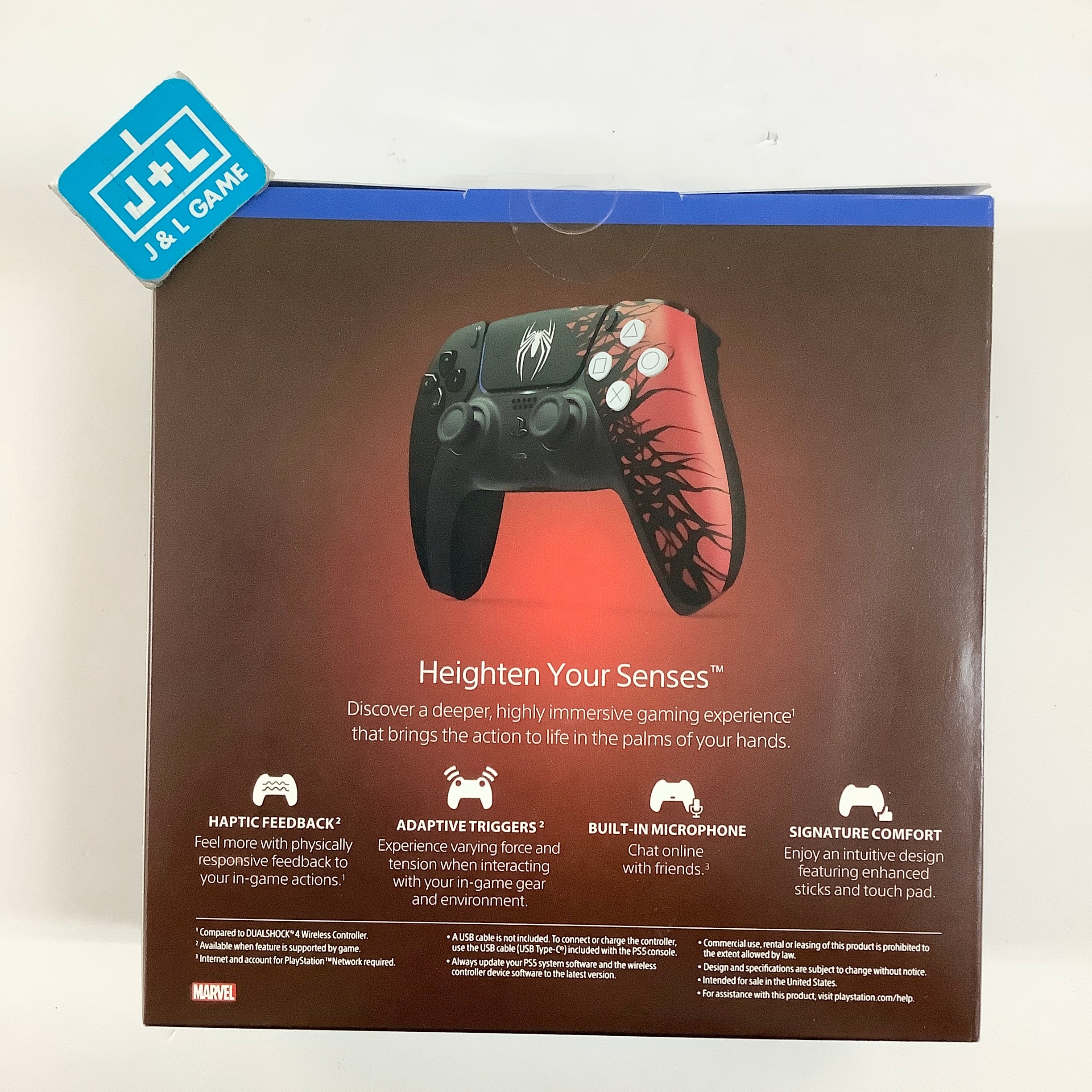 SONY PlayStation 5 DualSense Wireless Controller (Marvel's Spider-Man 2 Limited Edition) - (PS5) PlayStation 5 (European Import) ACCESSORIES PlayStation
