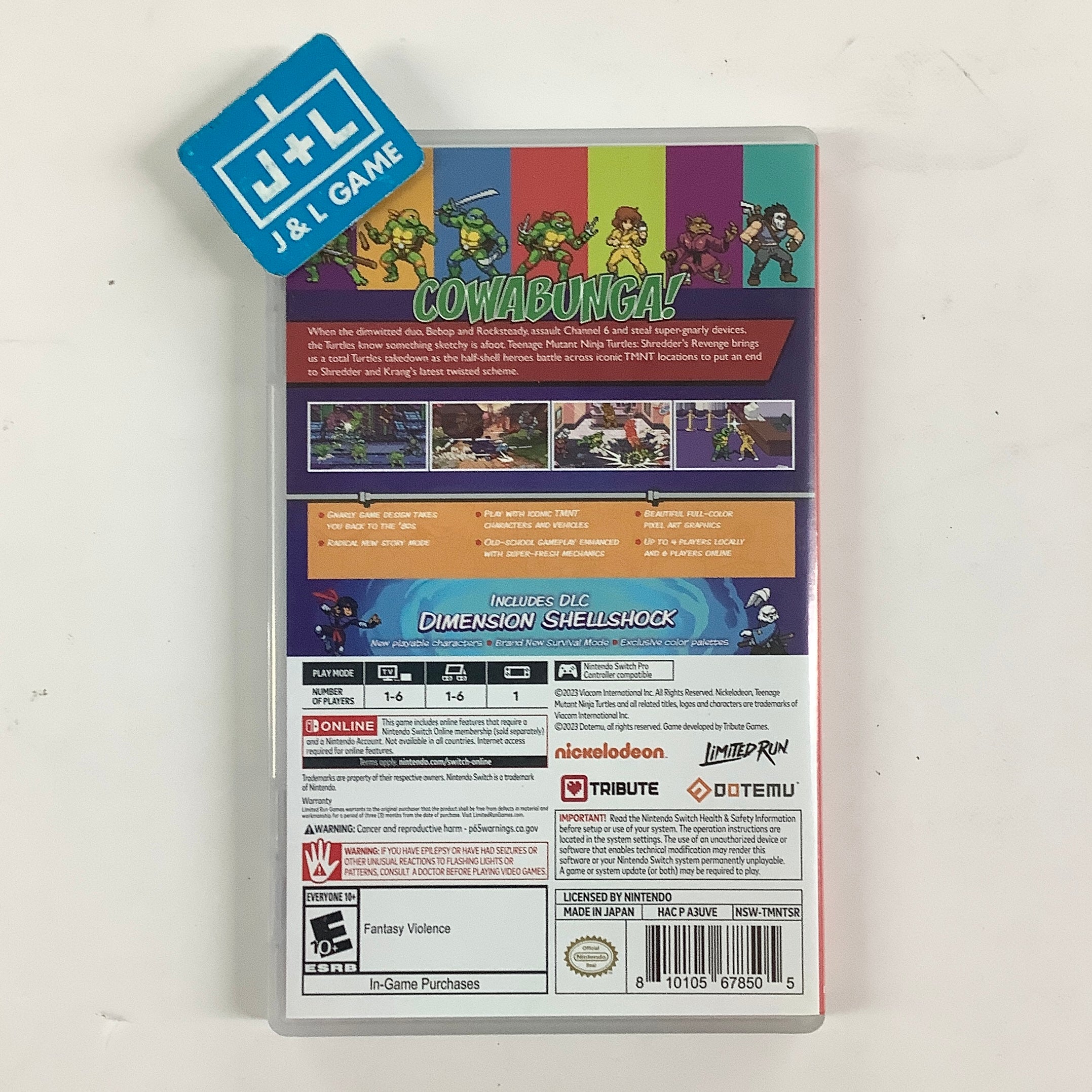 Teenage Mutant Ninja Turtles: Shredder's Revenge (Anniversary Edition) - (NSW) Nintendo Switch [Pre-Owned] Video Games Merge Games