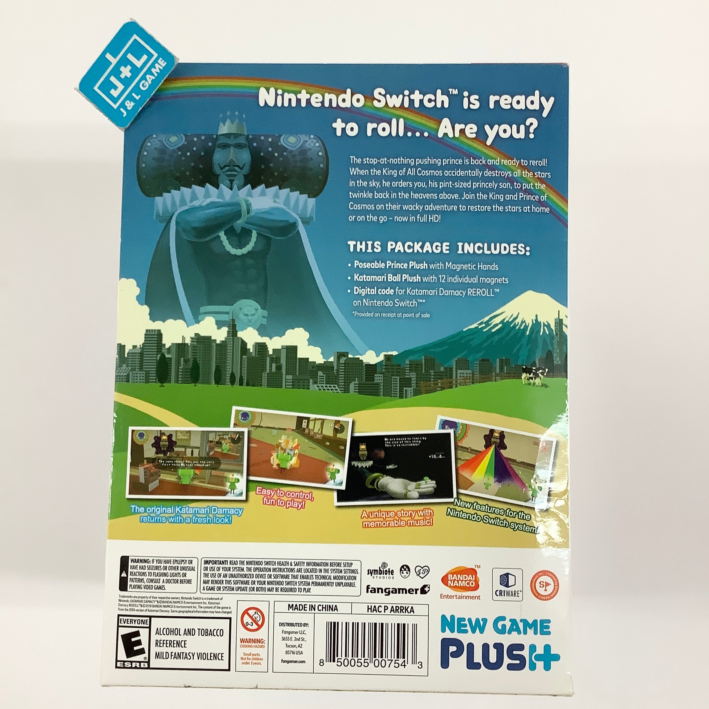 Katamari Damacy Reroll ( Digital Game , Prince and Ball Plush ) - Nintendo Switch Video Games BANDAI NAMCO Entertainment