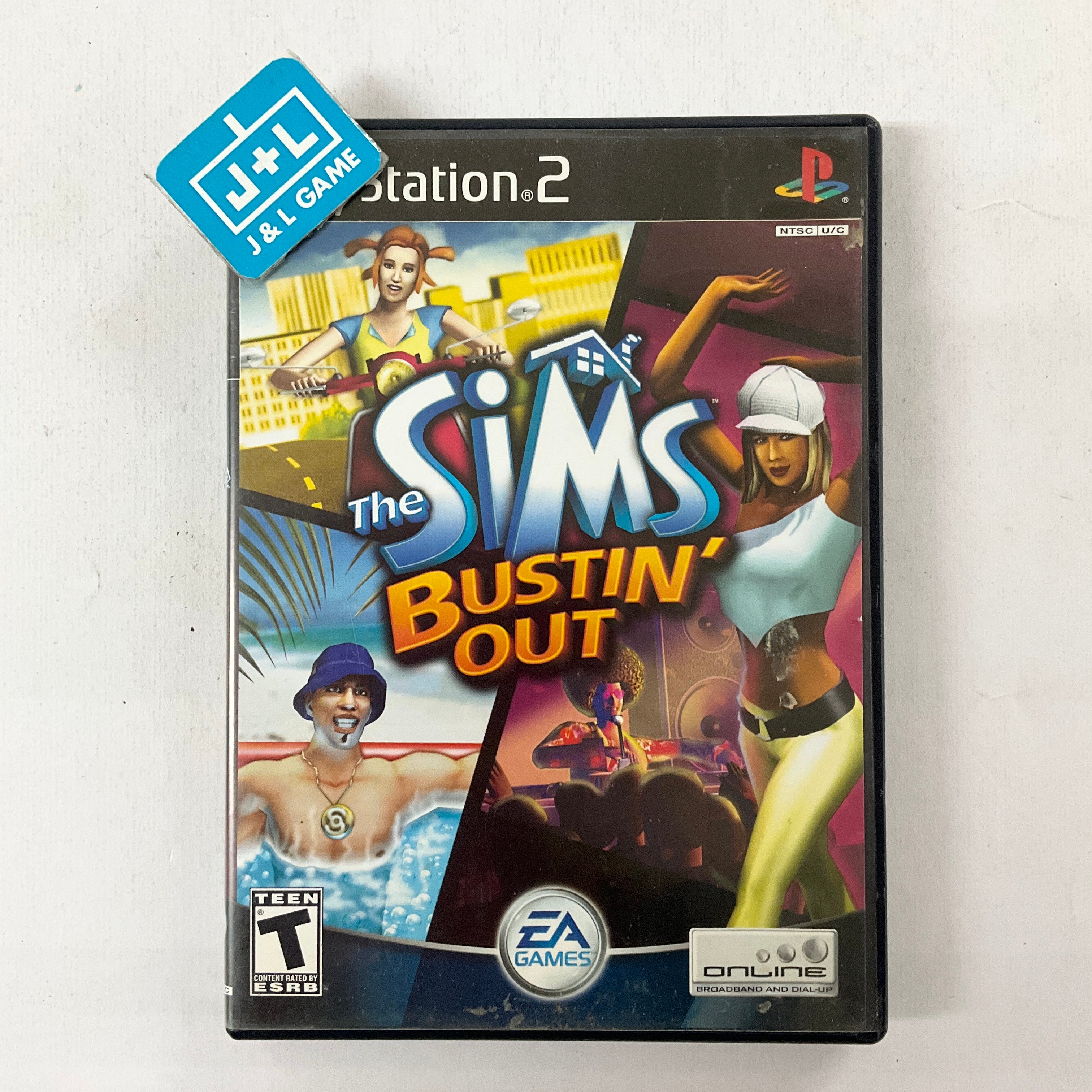 The Sims Bustin' Out - (PS2) PlayStation 2 [Pre-Owned] | J&L Game