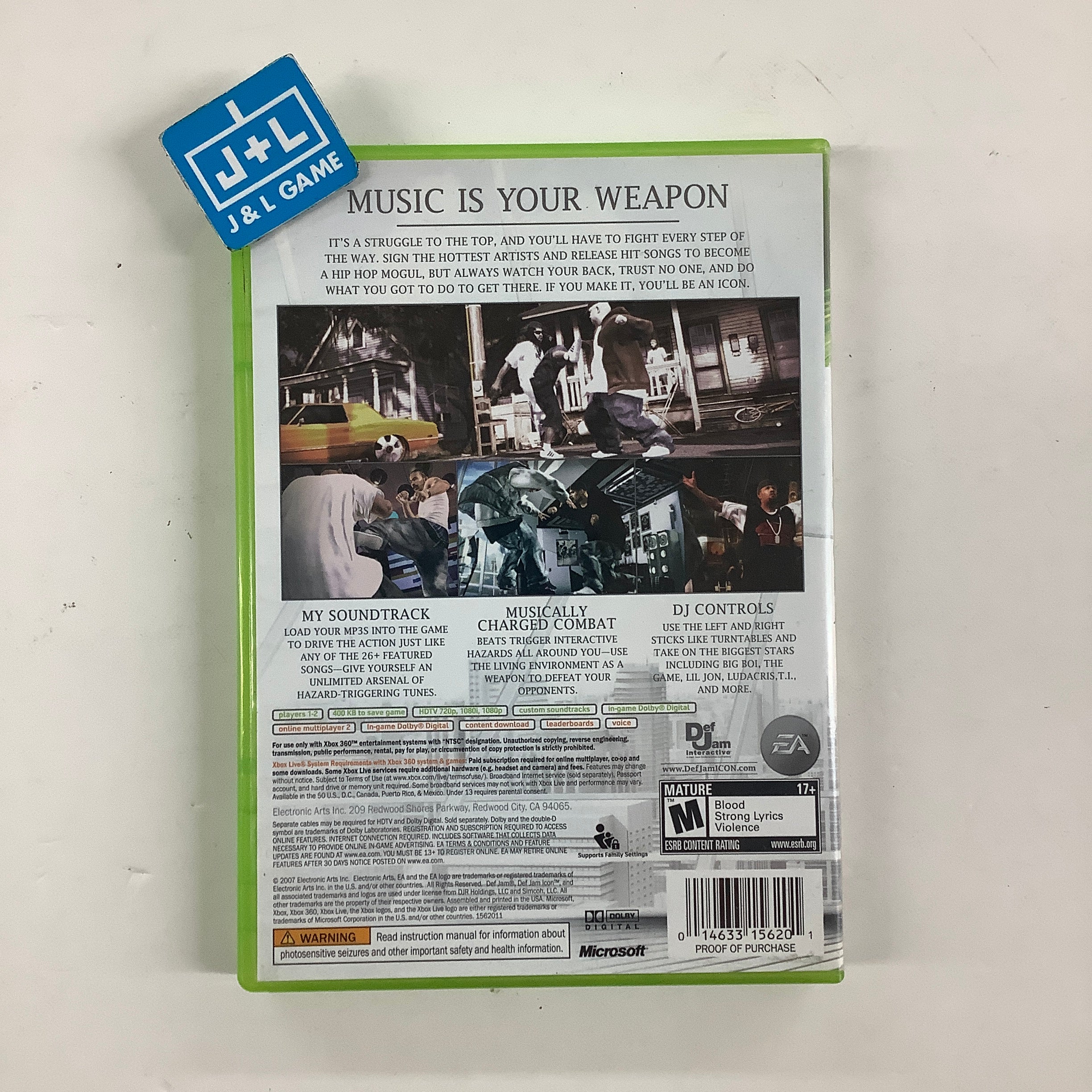 Def Jam: Icon - Xbox 360 [Pre-Owned] Video Games EA Games