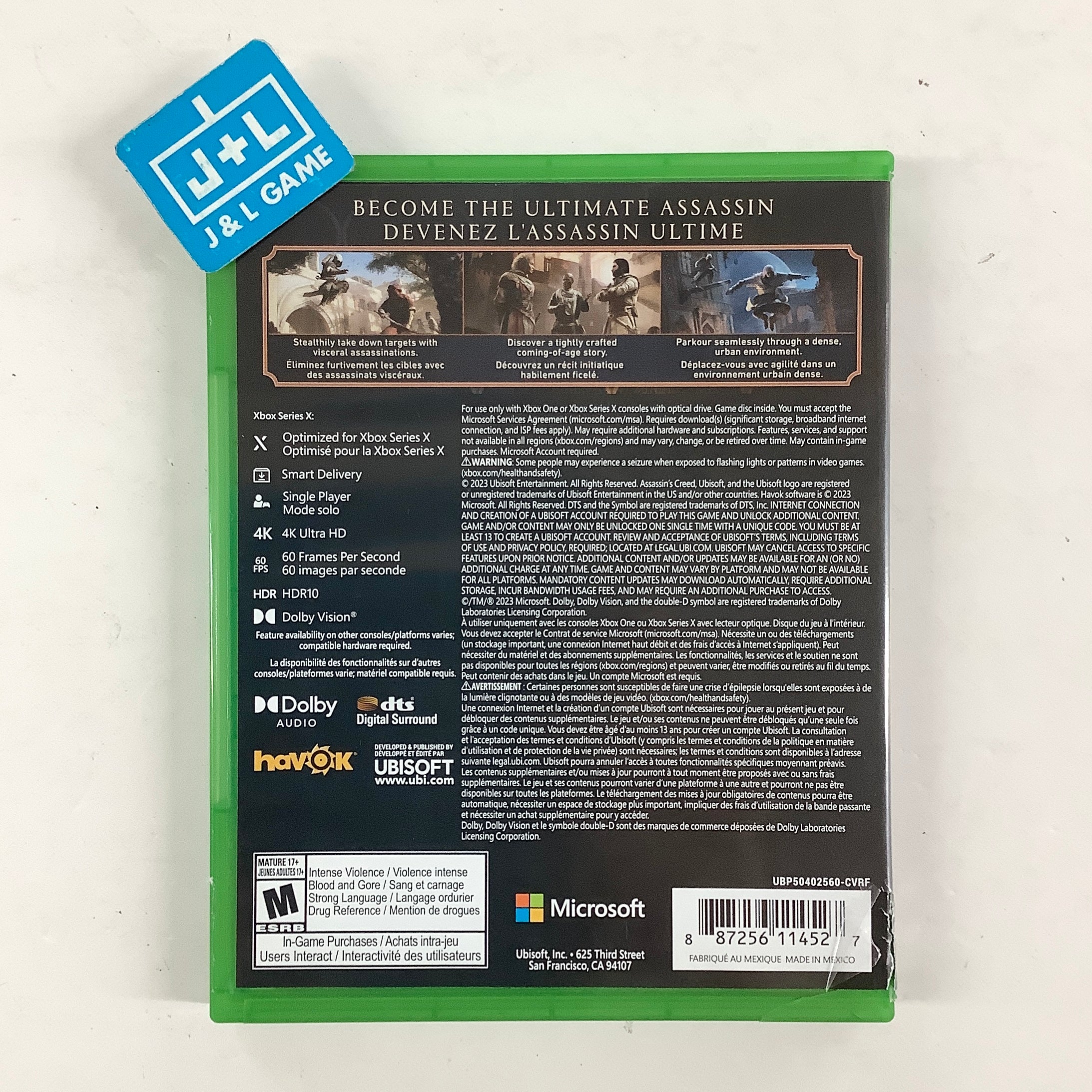 Assassin's Creed Mirage (Launch Edition) - (XSX) Xbox Series X [Pre-Owned] Video Games Ubisoft