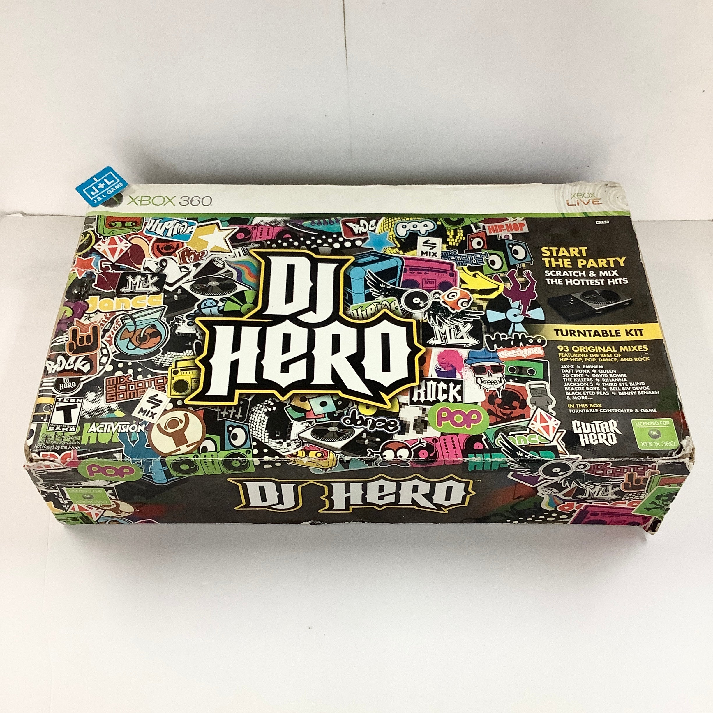 Xbox 360 DJ Hero Wireless Turntable Controller - Xbox 360 [Pre-Owned]