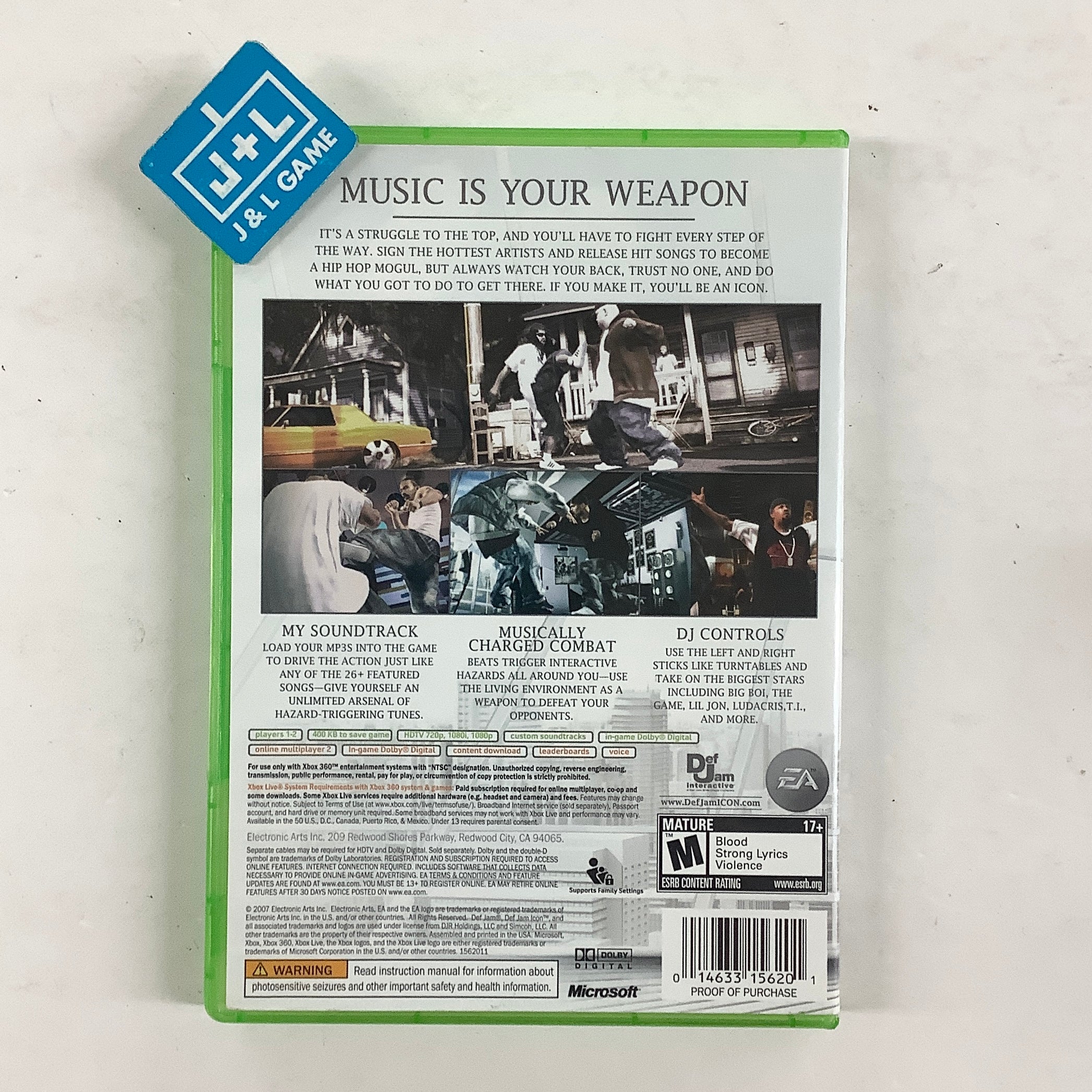 Def Jam: Icon - Xbox 360 [Pre-Owned] Video Games EA Games