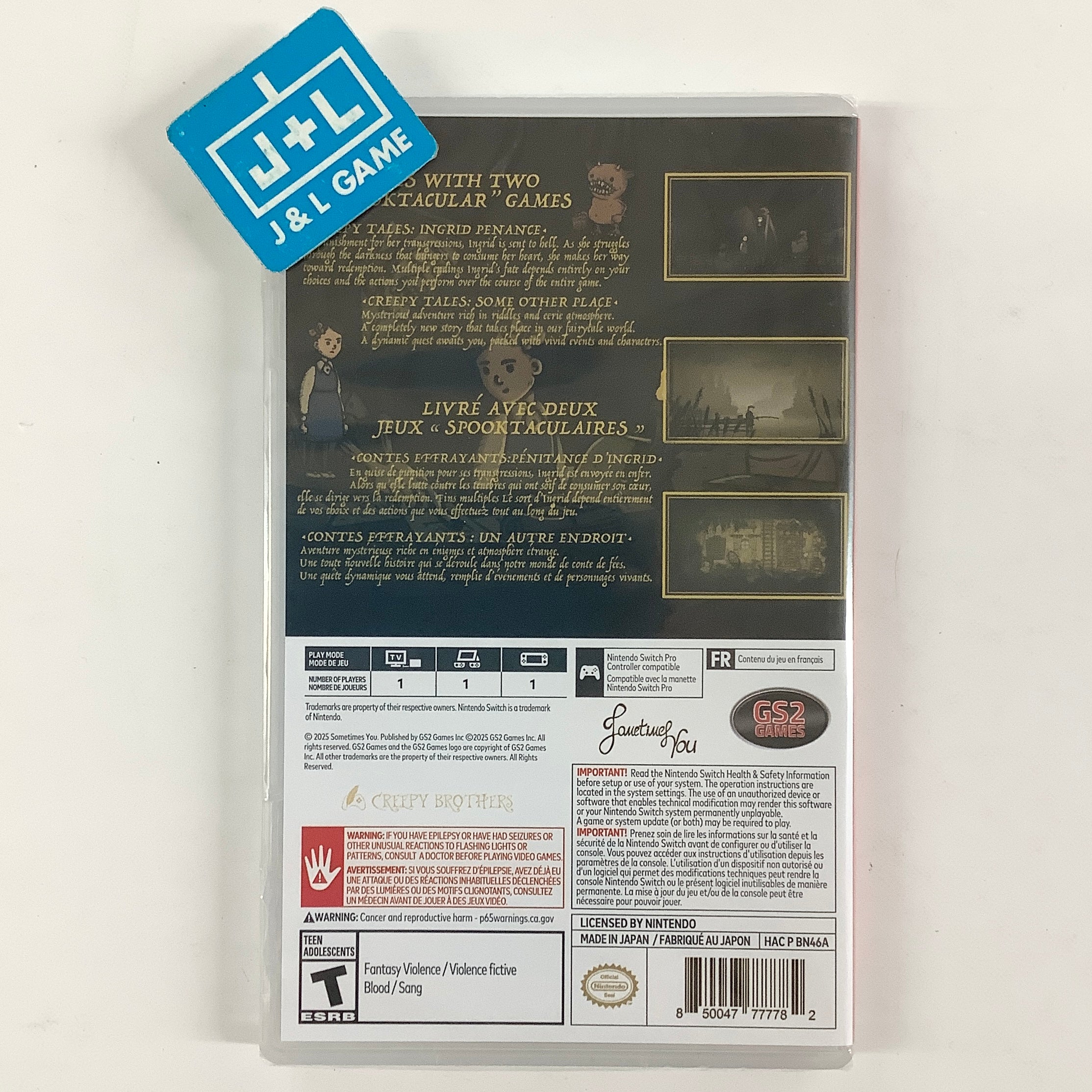 Creepy Tales Double Pack - (NSW) Nintendo Switch Video Games GS2 Games