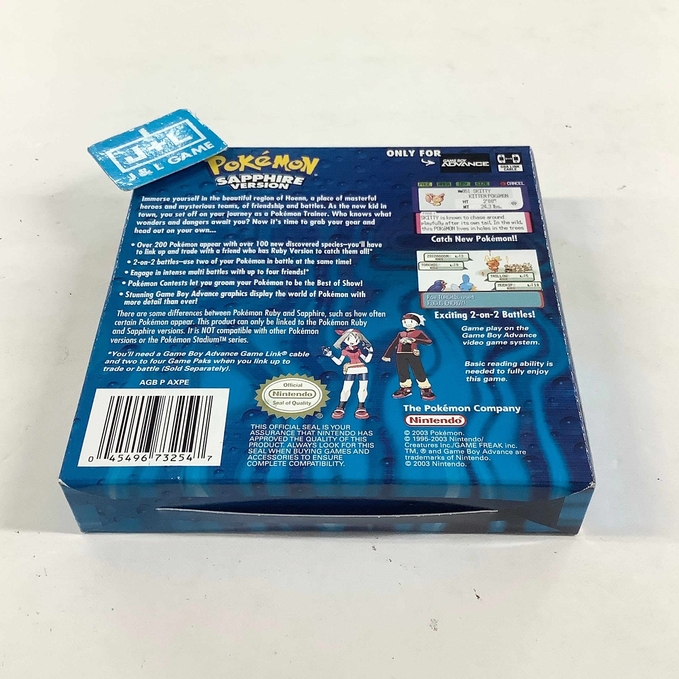 Pokemon Sapphire Version - (GBA) Game Boy Advance [Pre-Owned] Video Games Nintendo