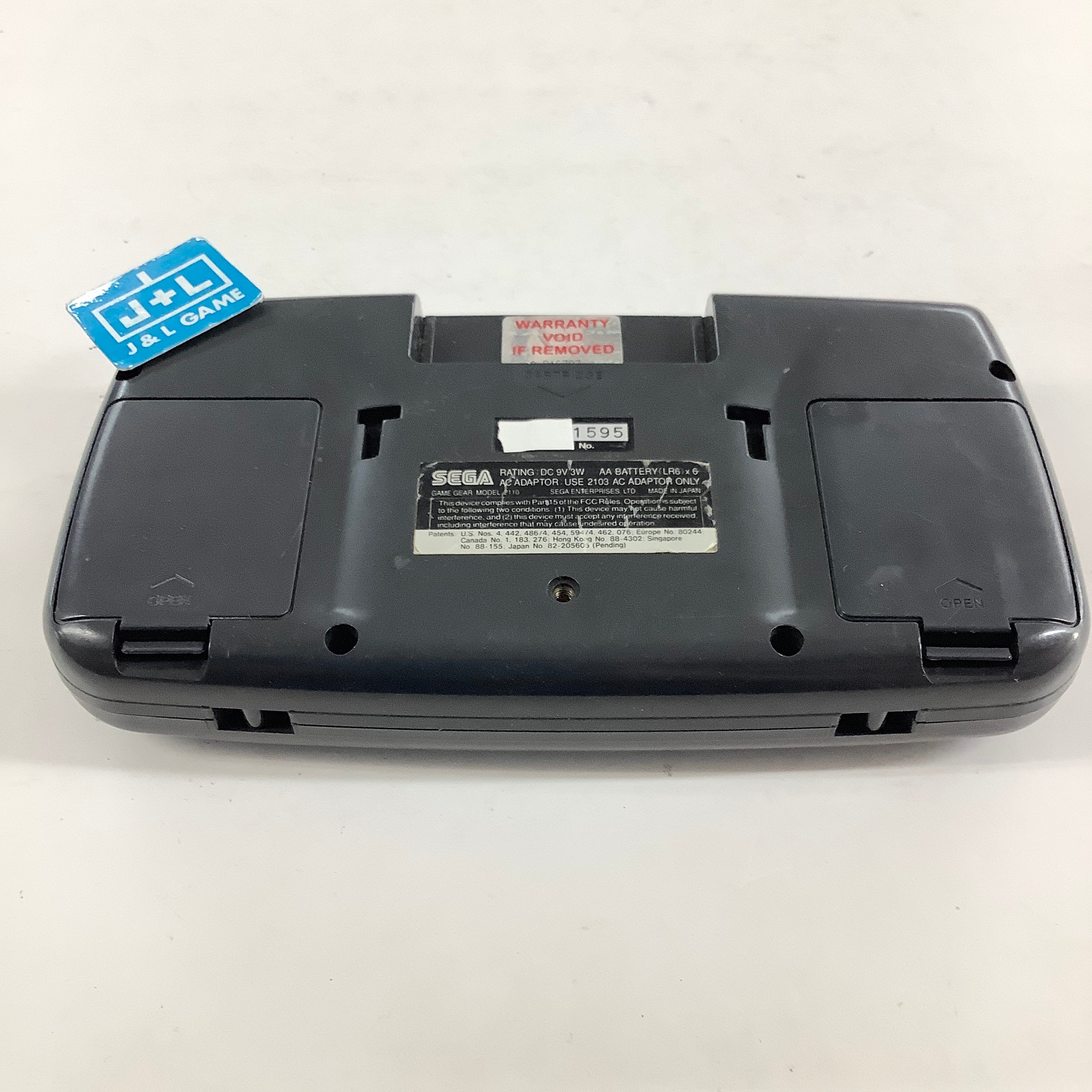 Sega Game Gear Portable Video Game System (Black) - (SGG) SEGA GameGear [Pre-Owned] Consoles SEGA