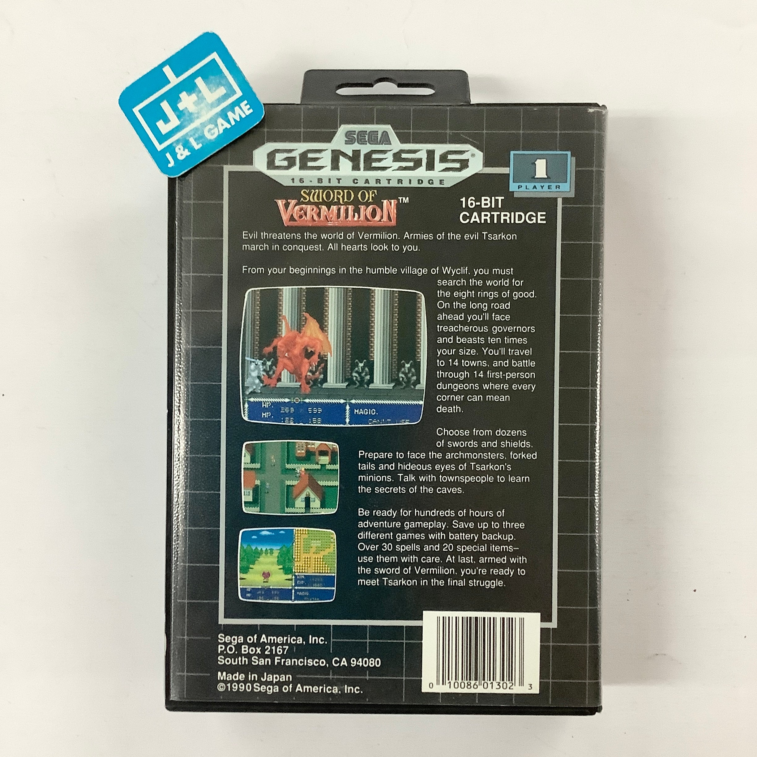 Sword of Vermilion - (SG) SEGA Genesis [Pre-Owned] Video Games Sega   