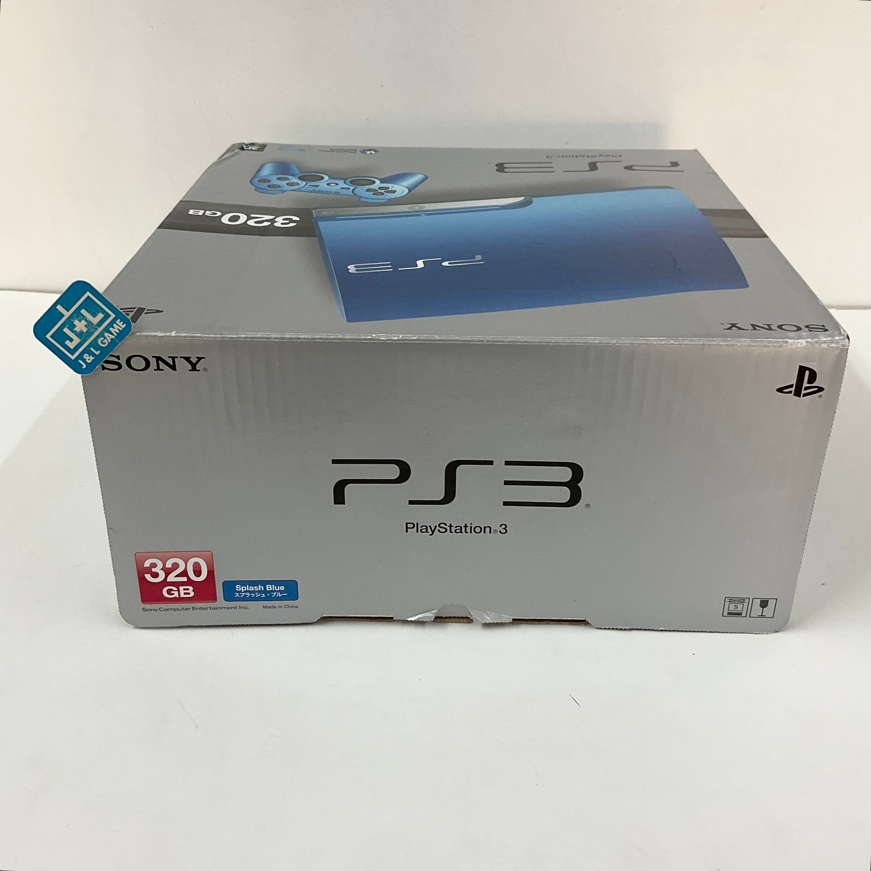 Sony PlayStation 3 Slim Console 320 GB (Splash Blue) - (PS3