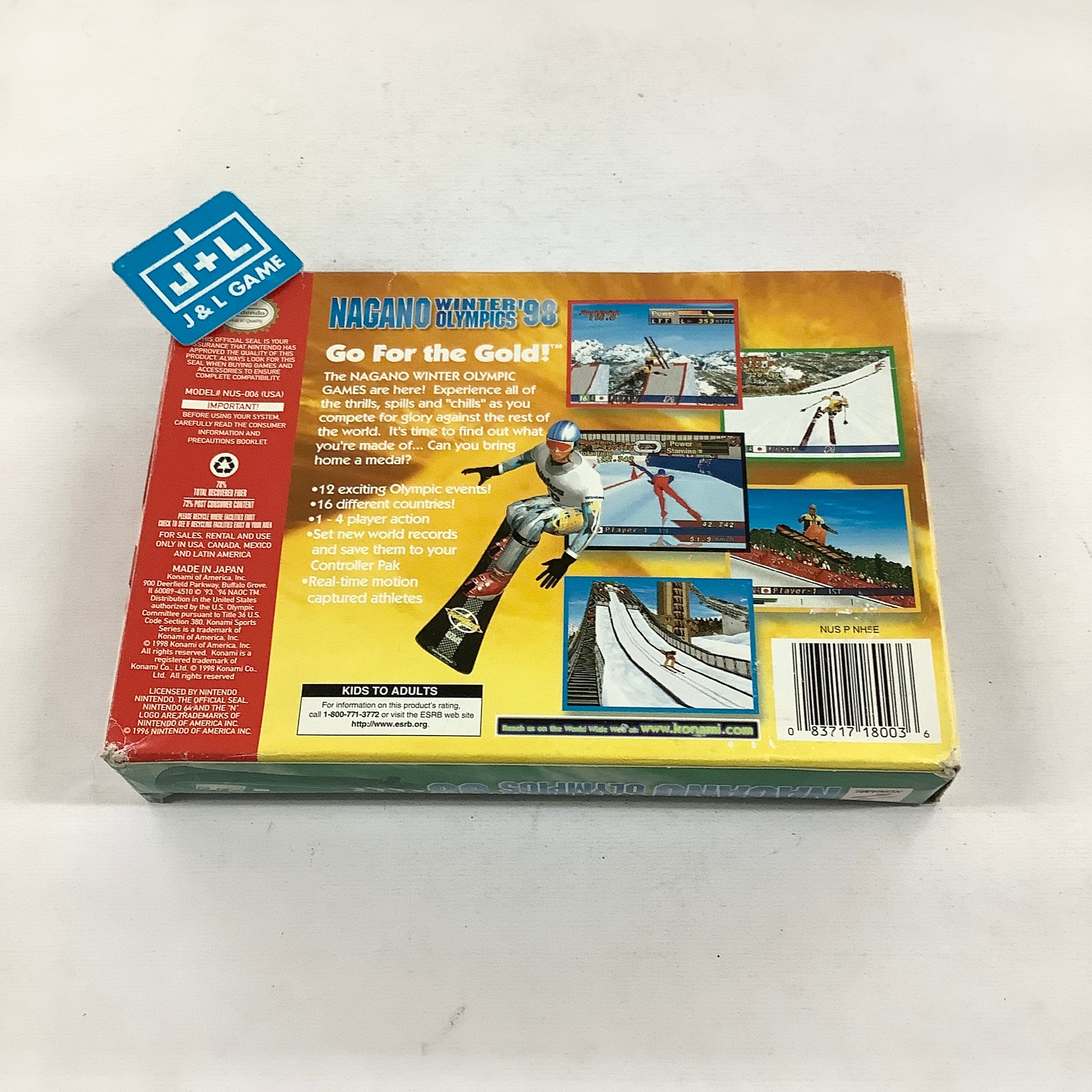 Nagano Winter Olympics '98 - (N64) Nintendo 64 [Pre-Owned] Video Games Konami