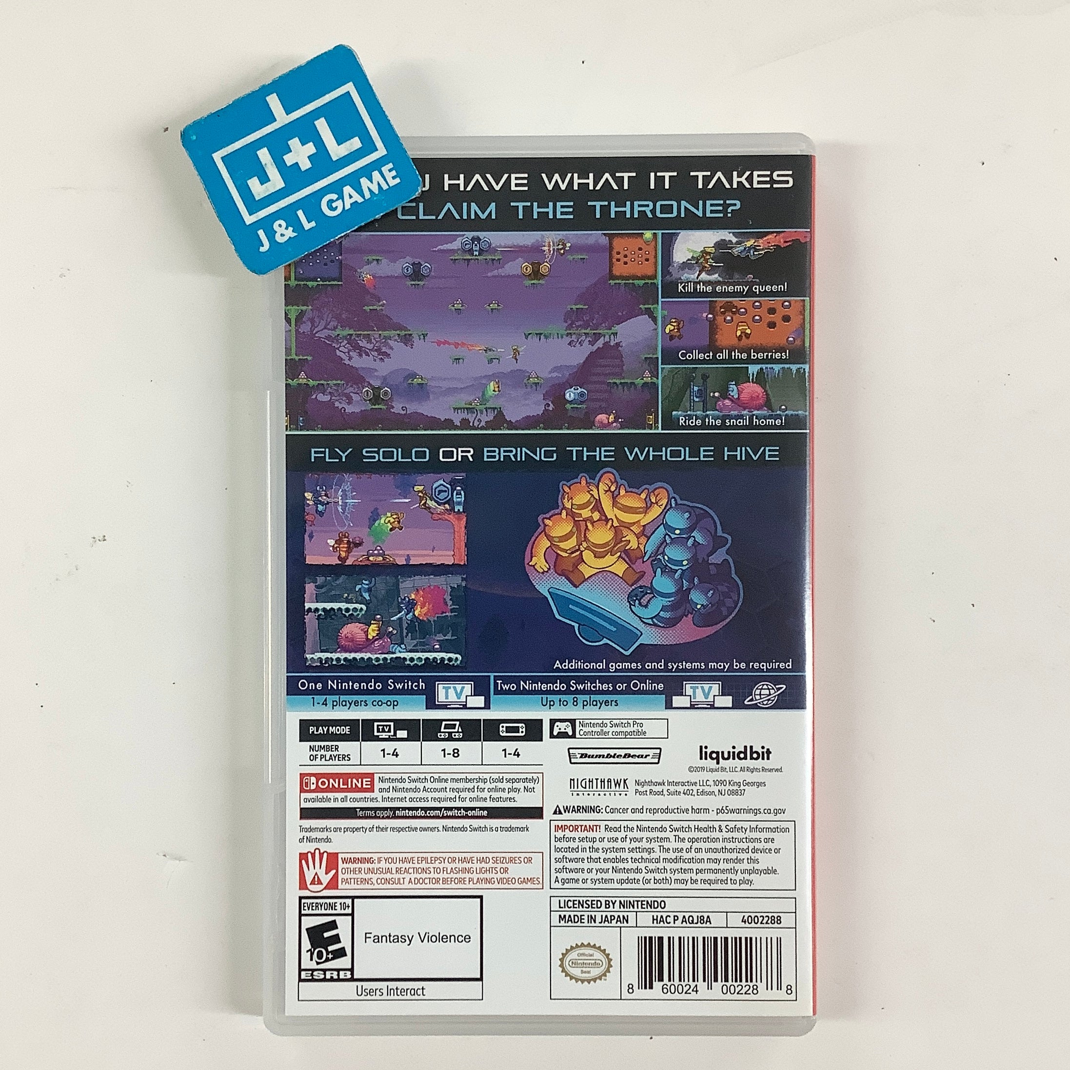 Killer Queen Black - (NSW) Nintendo Switch [Pre-Owned] Video Games Nighthawk Interactive