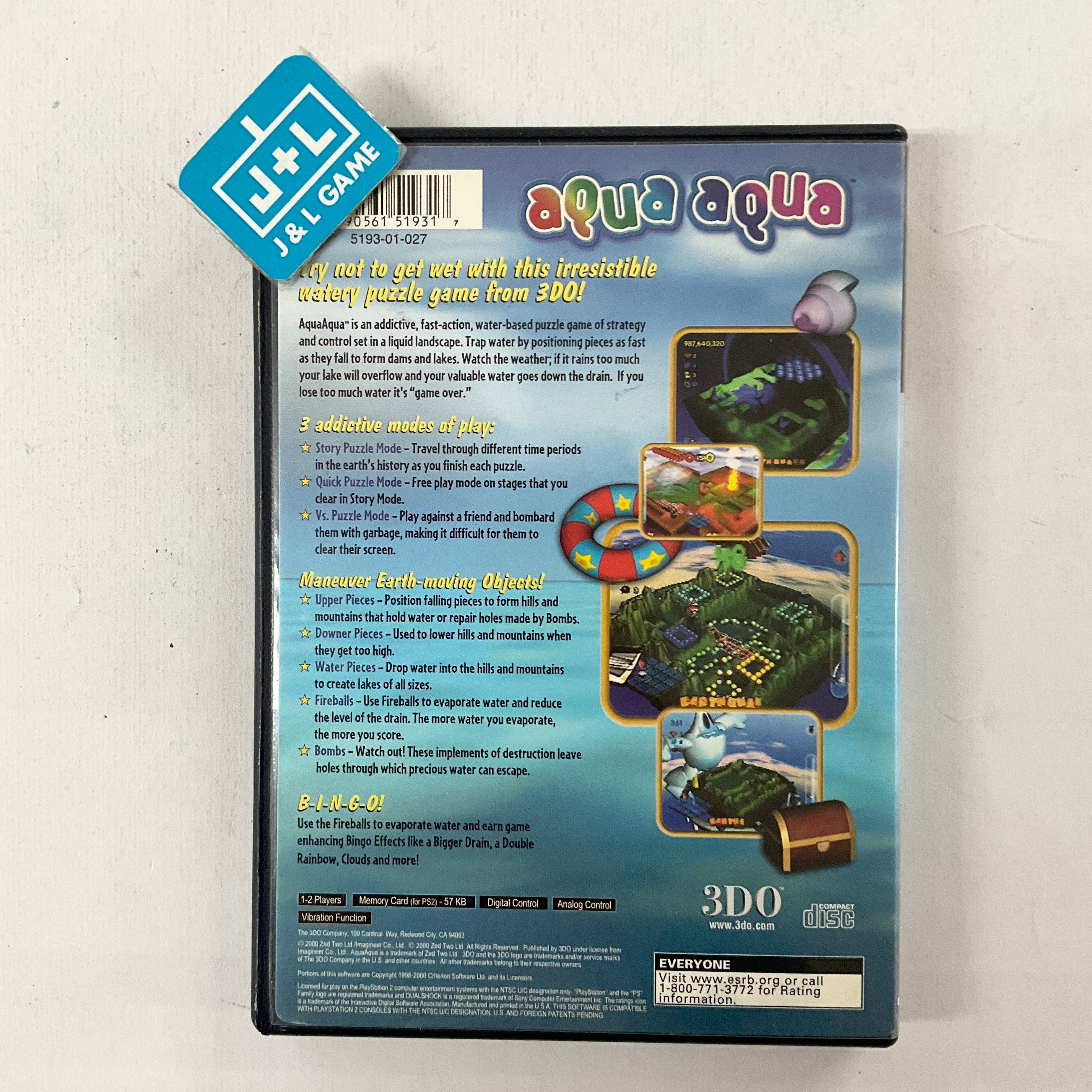 Aqua Aqua - (PS2) PlayStation 2 [Pre-Owned] Video Games Zed Two Limited