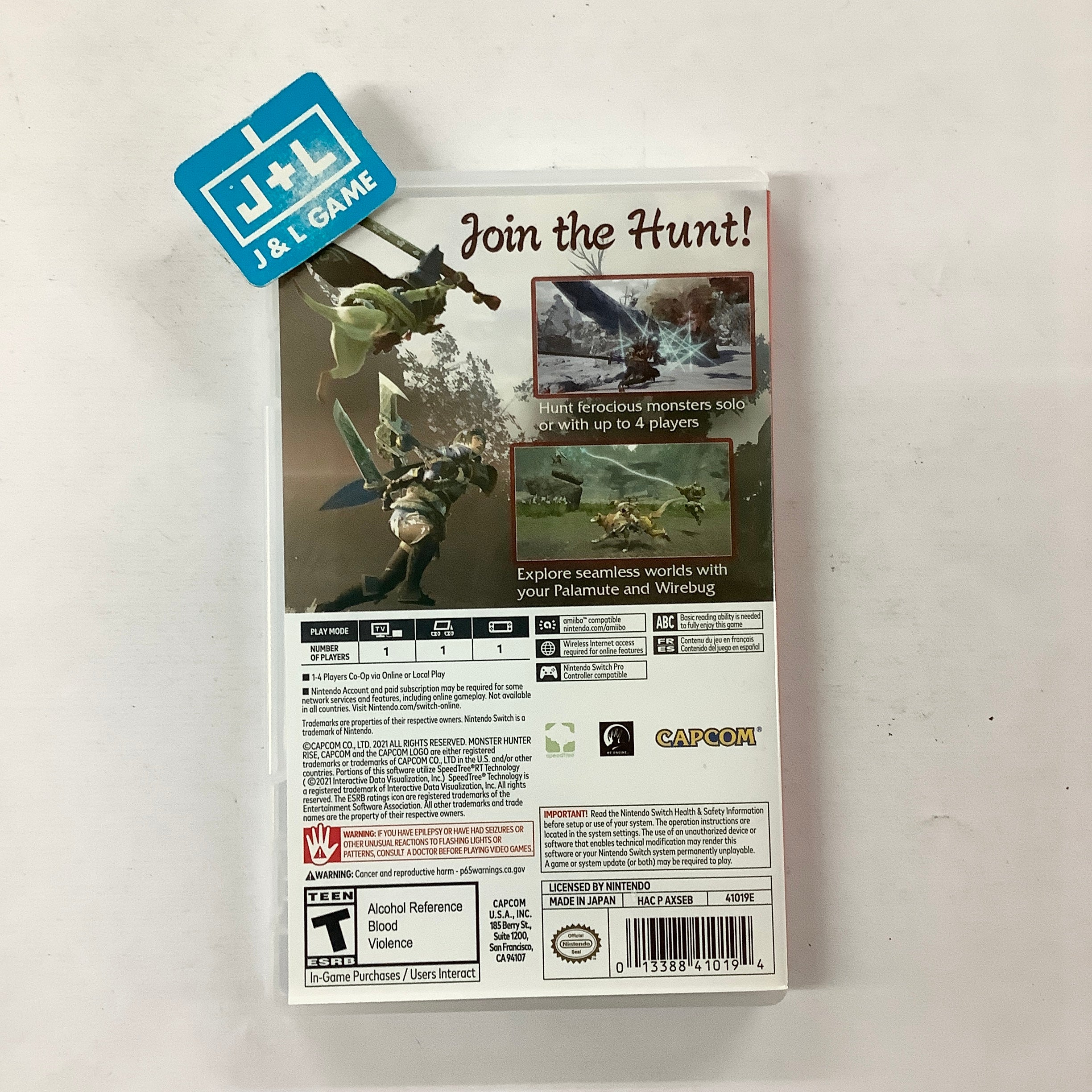 Monster Hunter Rise - (NSW) Nintendo Switch [UNBOXING] Video Games Capcom   