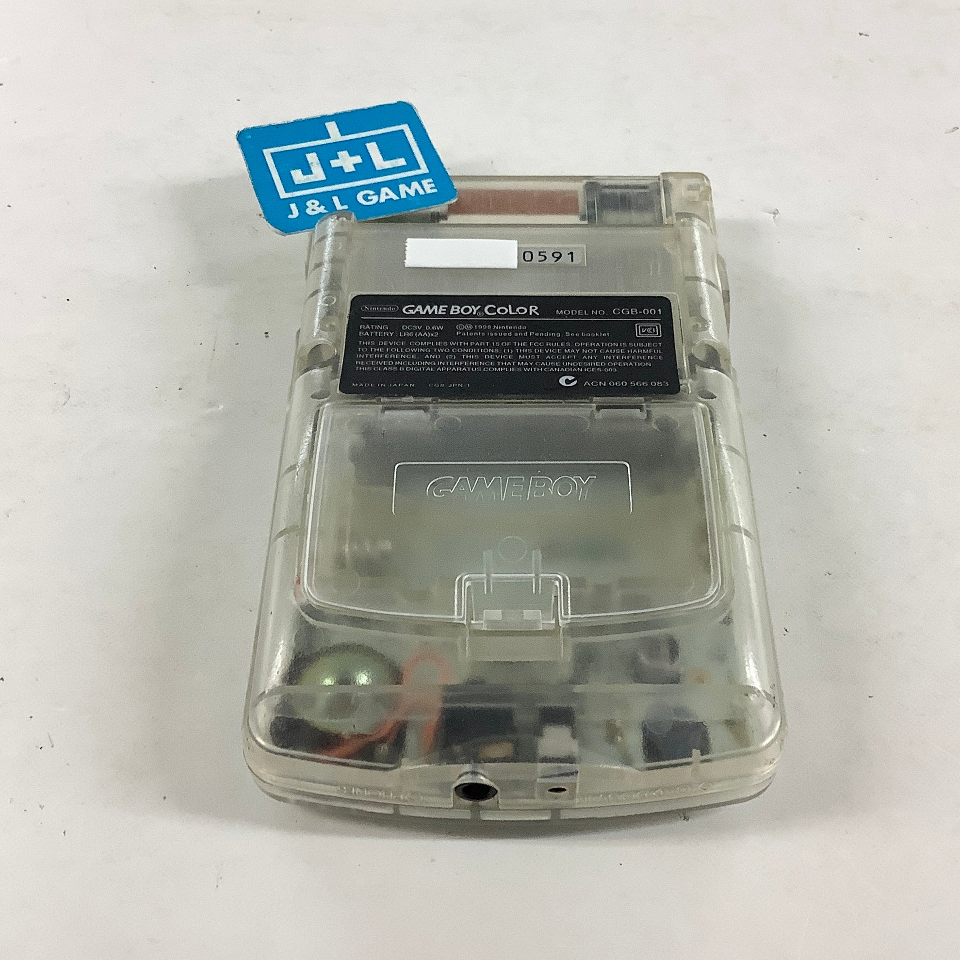 Nintendo Game Boy Color Console (Clear) - (GBC) Game Boy Color [Pre-Owned] (Japanese Import) Consoles Nintendo