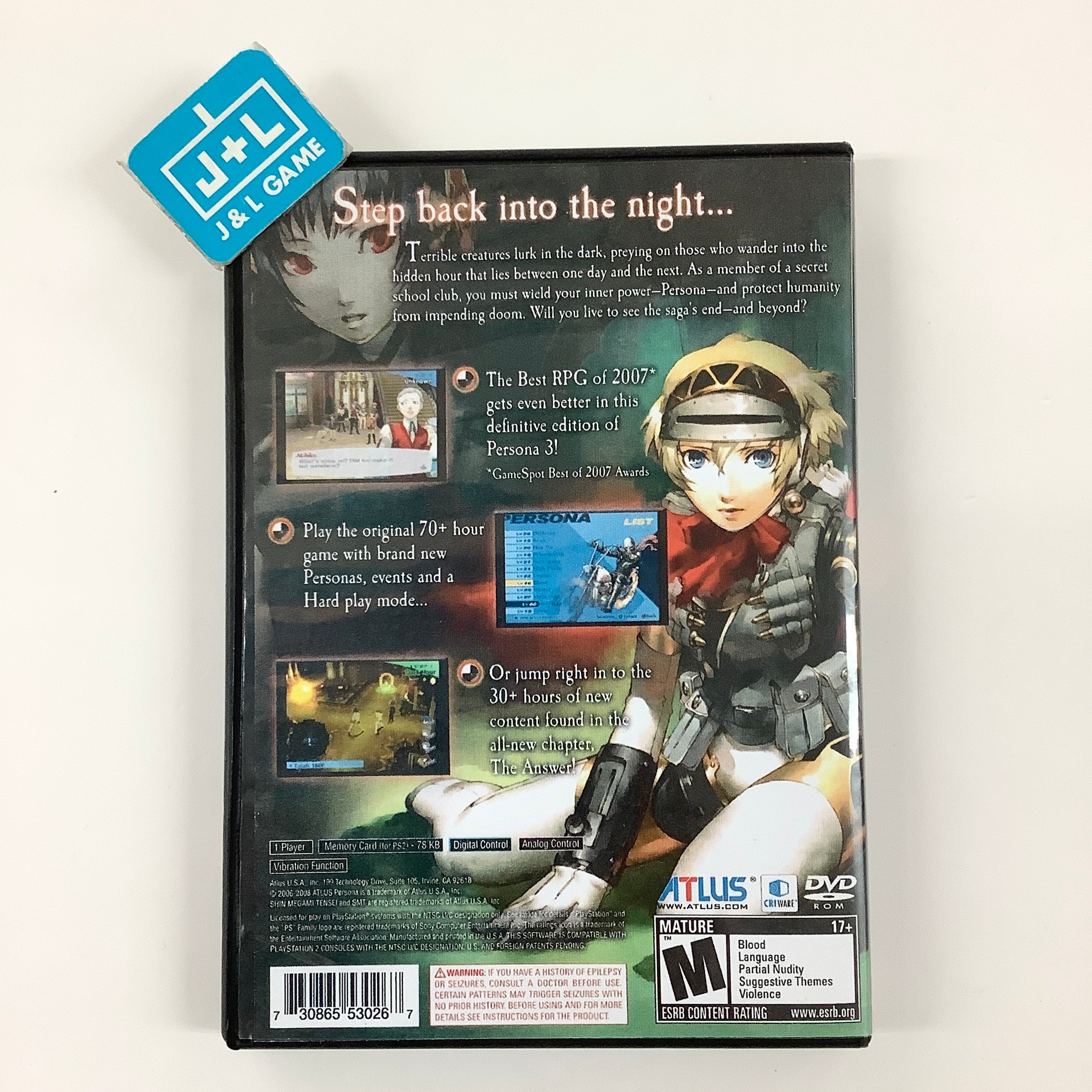 Shin Megami Tensei: Persona 3 FES - (PS2) PlayStation 2 [Pre-Owned] Video Games Atlus