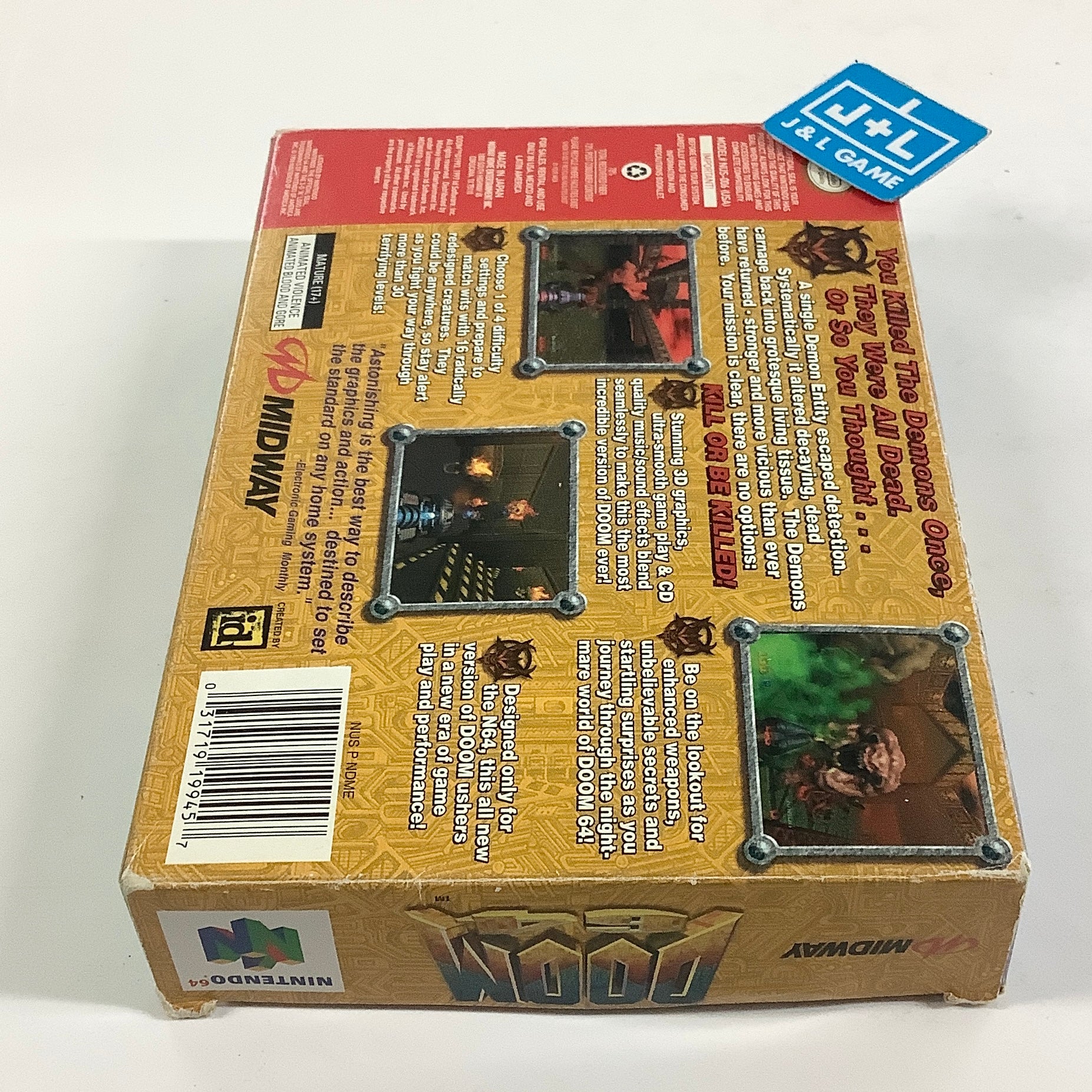 DOOM 64 - (N64) Nintendo 64 [Pre-Owned] Video Games Midway