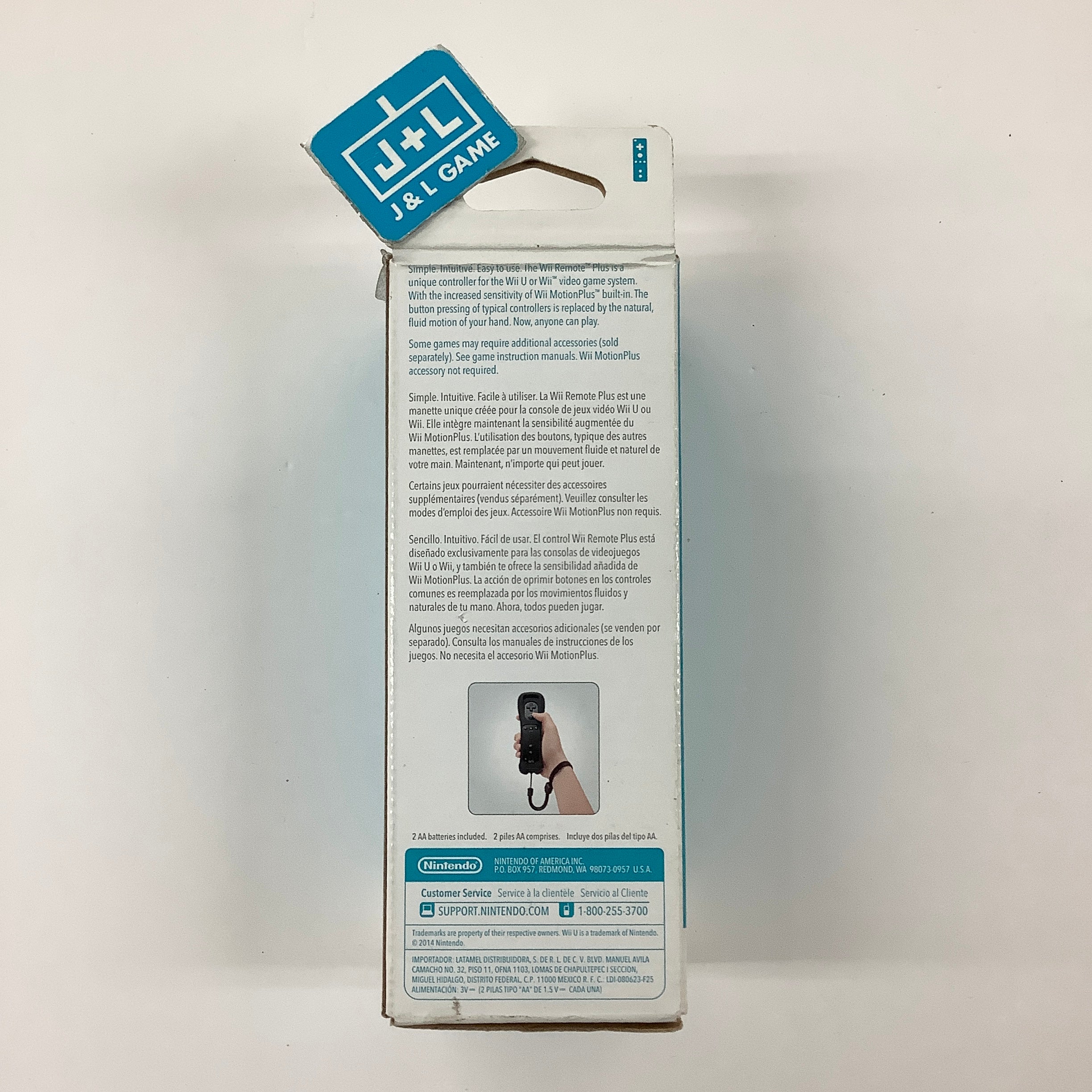 Nintendo Wii U Remote Controller Plus (Black) - Nintendo Wii U [Pre-Owned] Accessories Nintendo