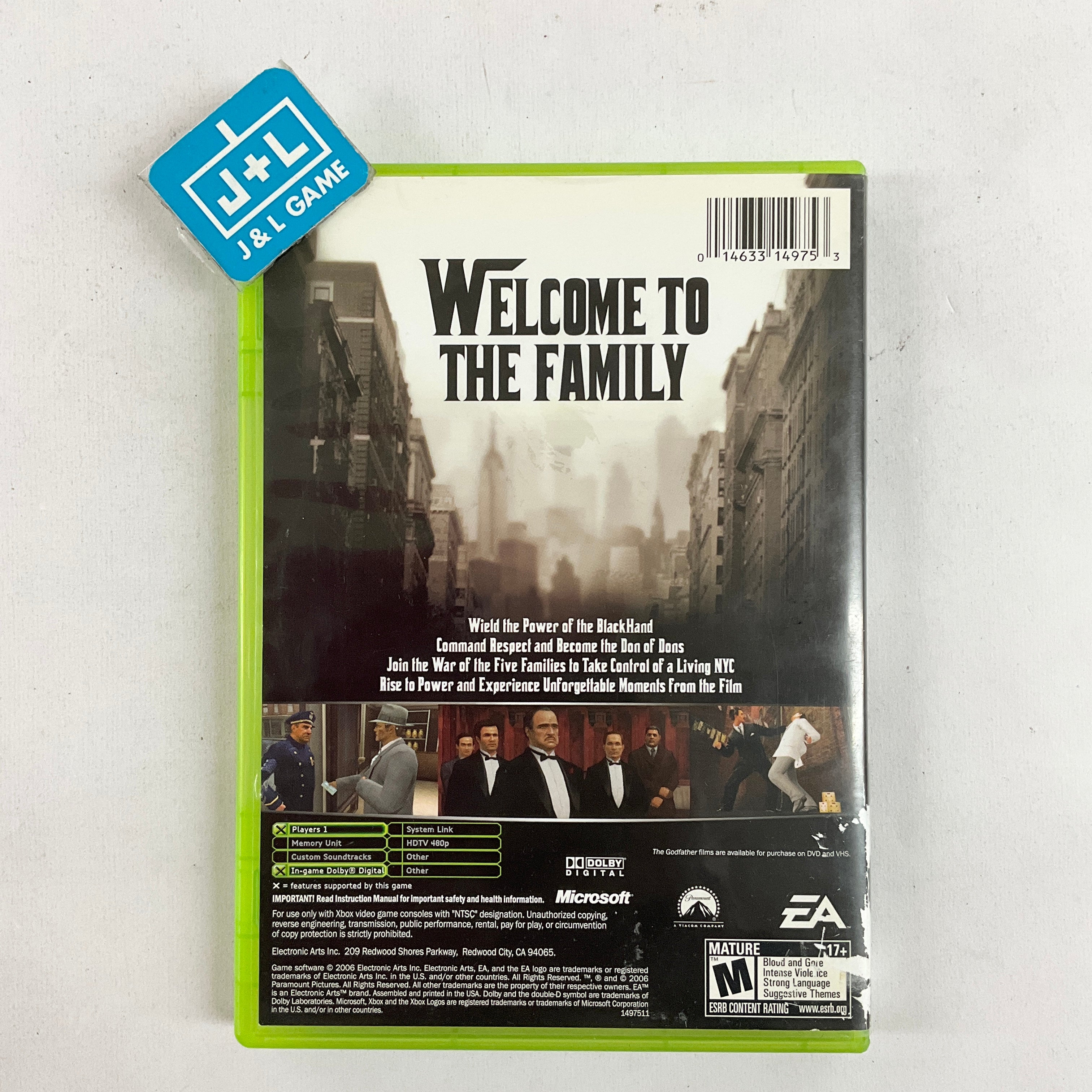 The Godfather - (XB) Xbox [Pre-Owned] Video Games Electronic Arts