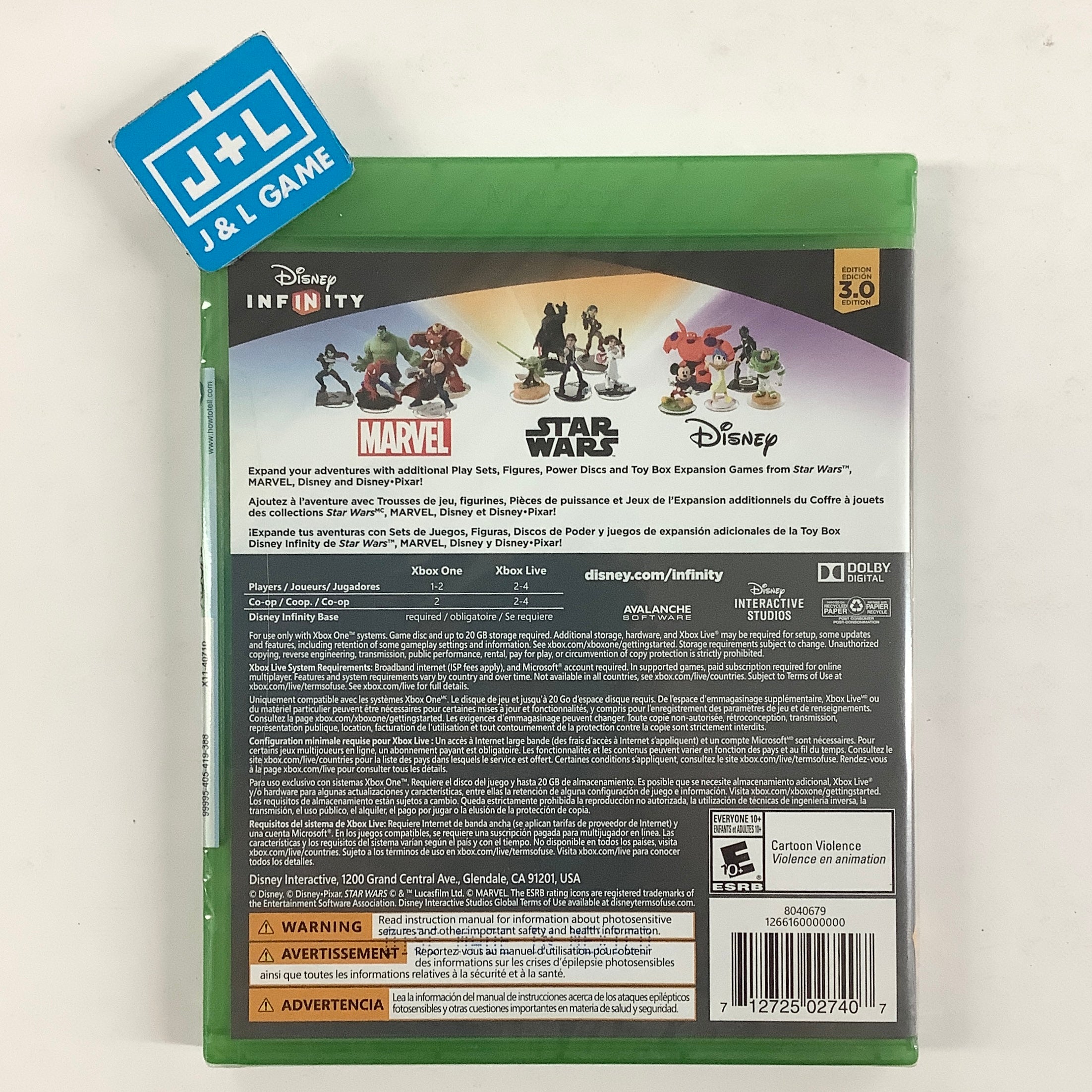 Disney Infinity 3.0 (Game Only) - (XB1) Xbox One Video Games Disney Interactive Studios