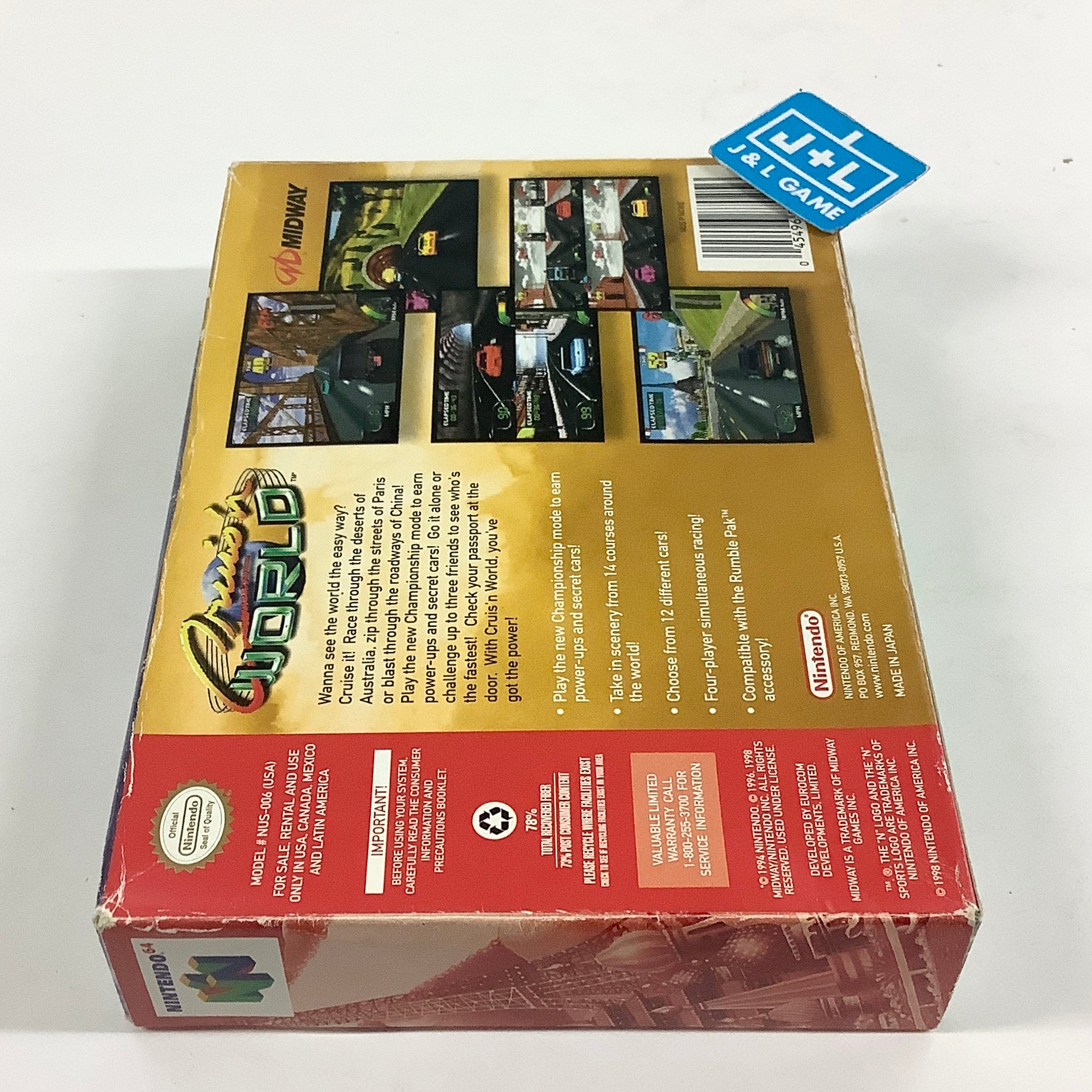 Cruis'n World - (N64) Nintendo 64 [Pre-Owned] Video Games Nintendo