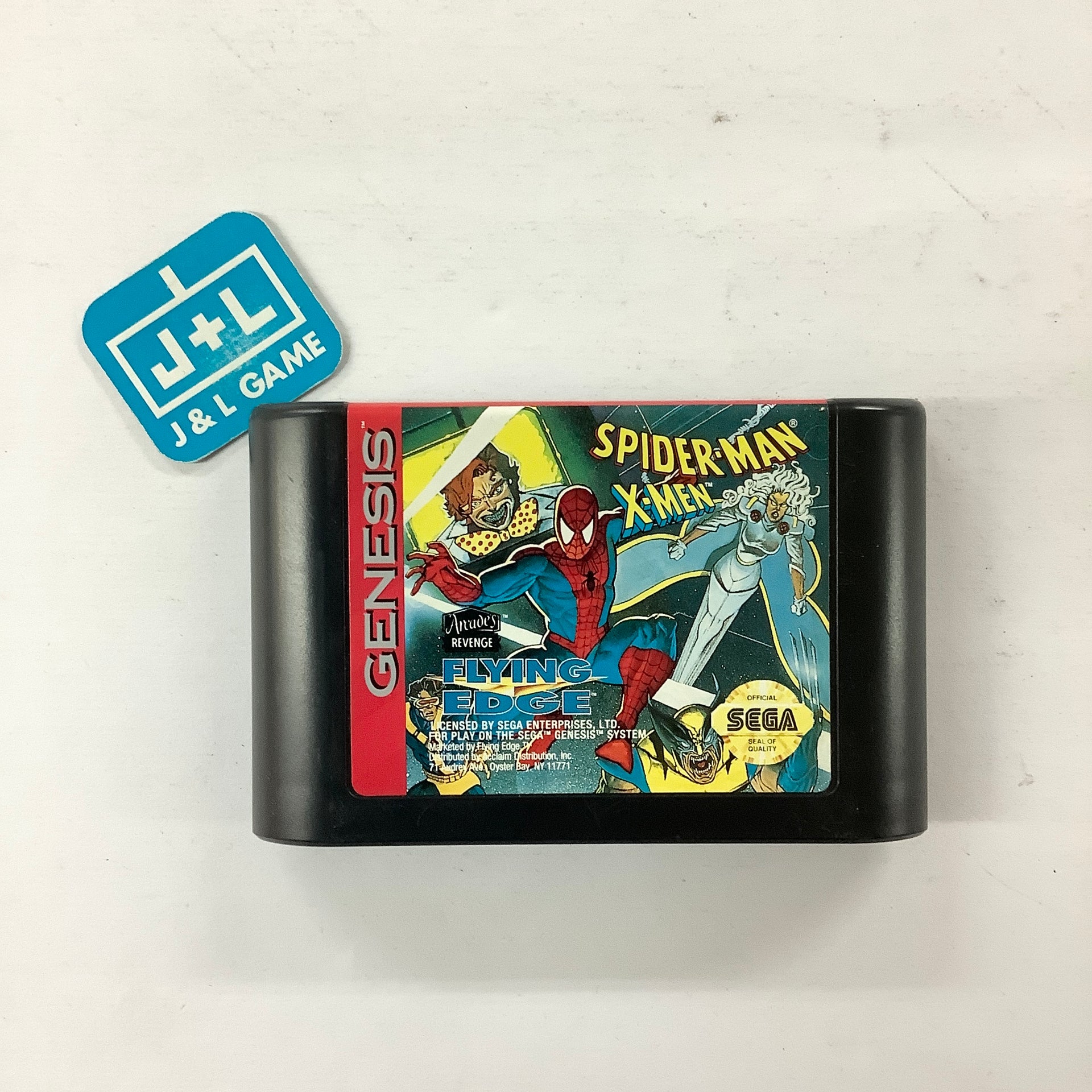 Jeu Sega Megadrive Spider-Man X-Men Arcade's Revenge - Version Originale, Bon état Avec Notice
