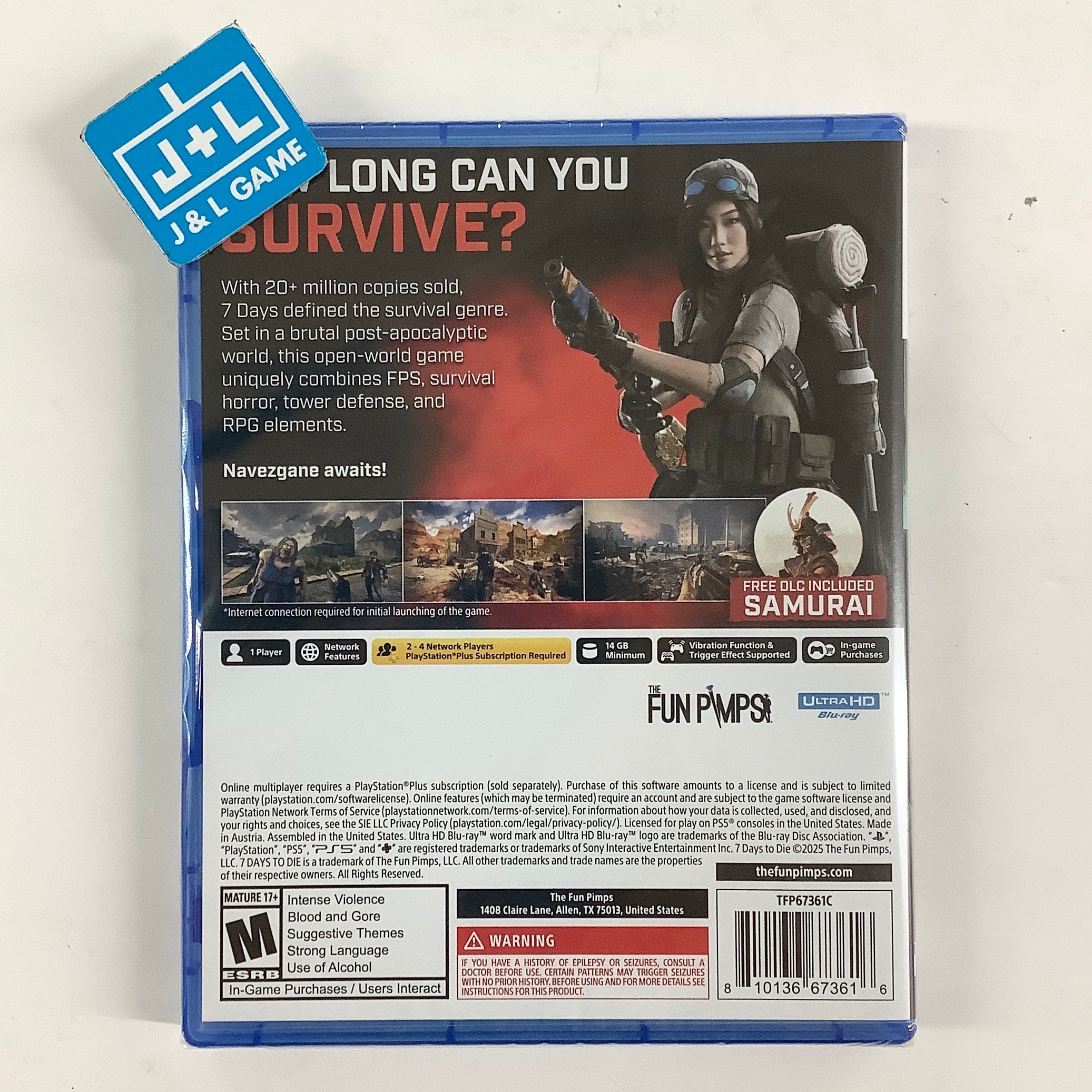 7 Days to Die (Console Edition) - (PS5) PlayStation 5 | J&L Game