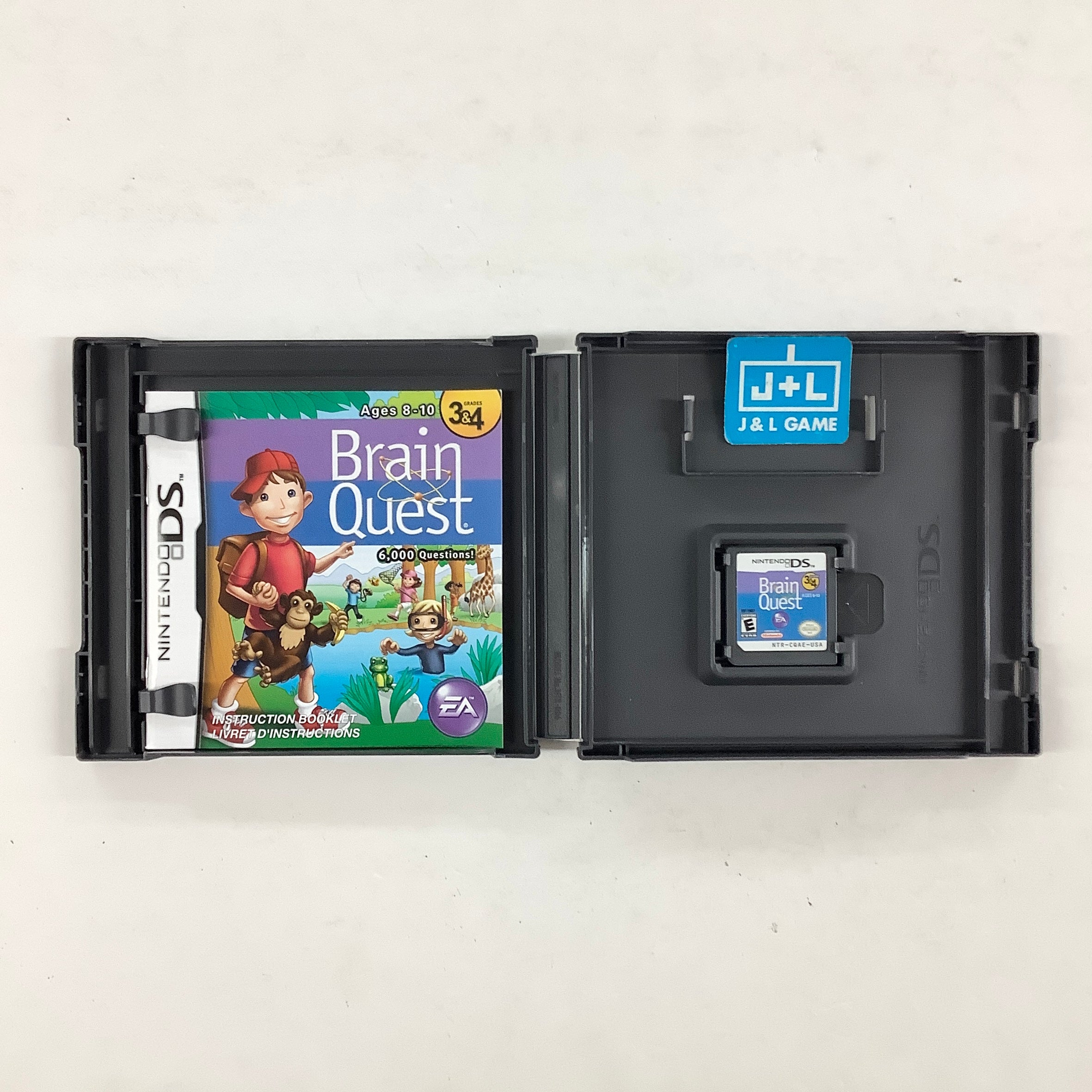Brain Quest Grades 3 & 4 - (NDS) Nintendo DS [Pre-Owned] Video Games Electronic Arts