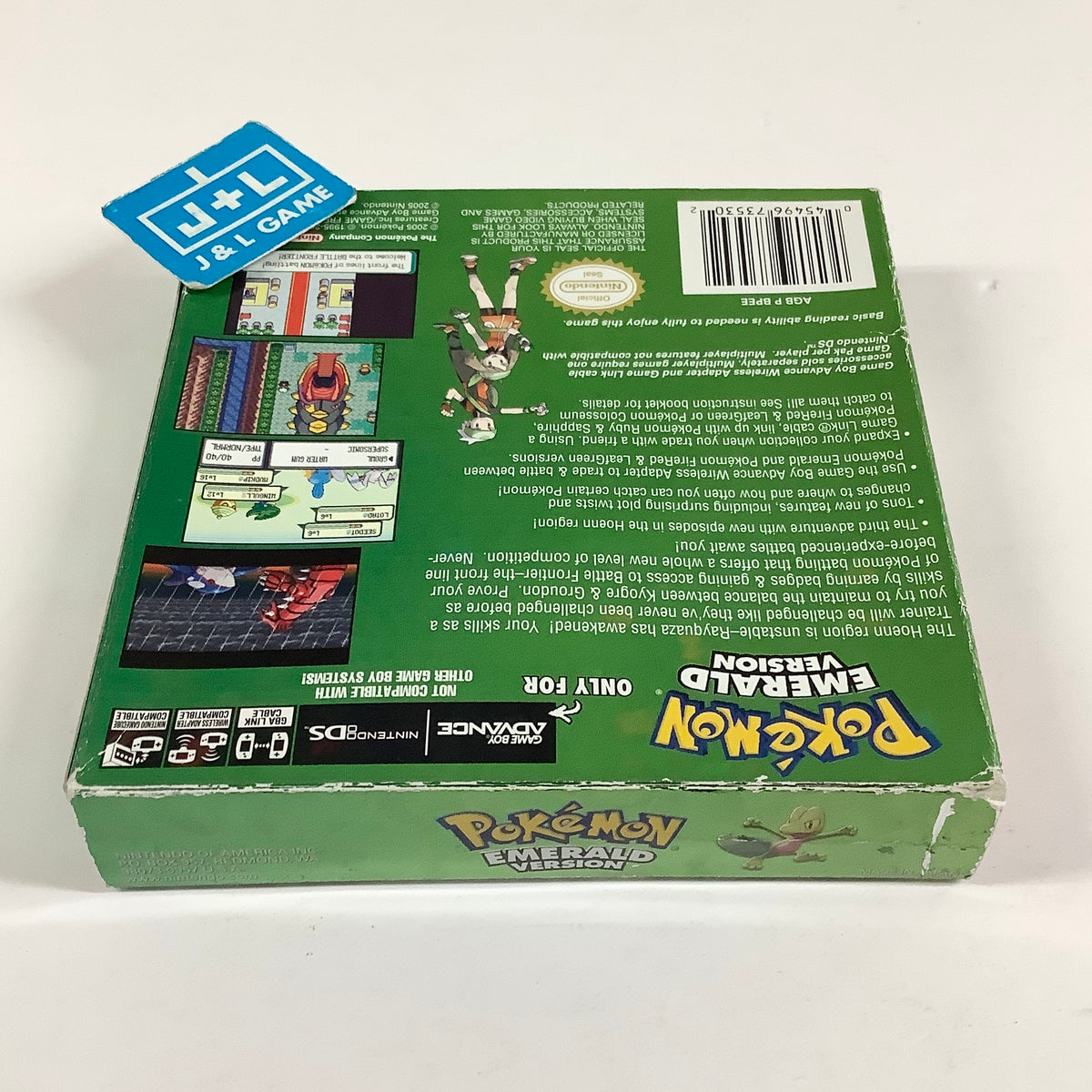 Pokemon Emerald Version - (GBA) Game Boy Advance [Pre-Owned] Video Games Nintendo