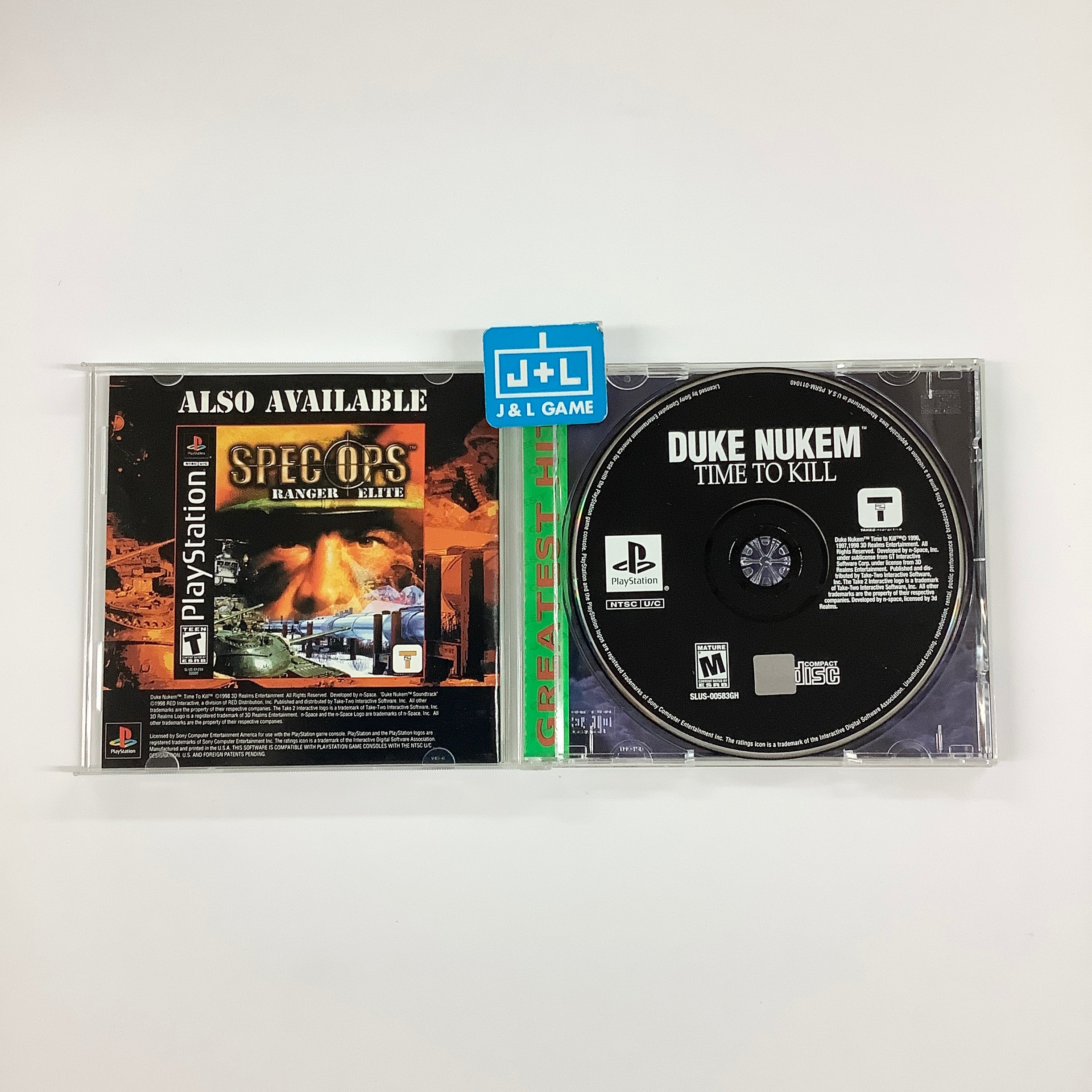 Duke Nuk'em Time to Kill (Greatest Hits) - (PS1) PlayStation 1 [Pre-Owned]