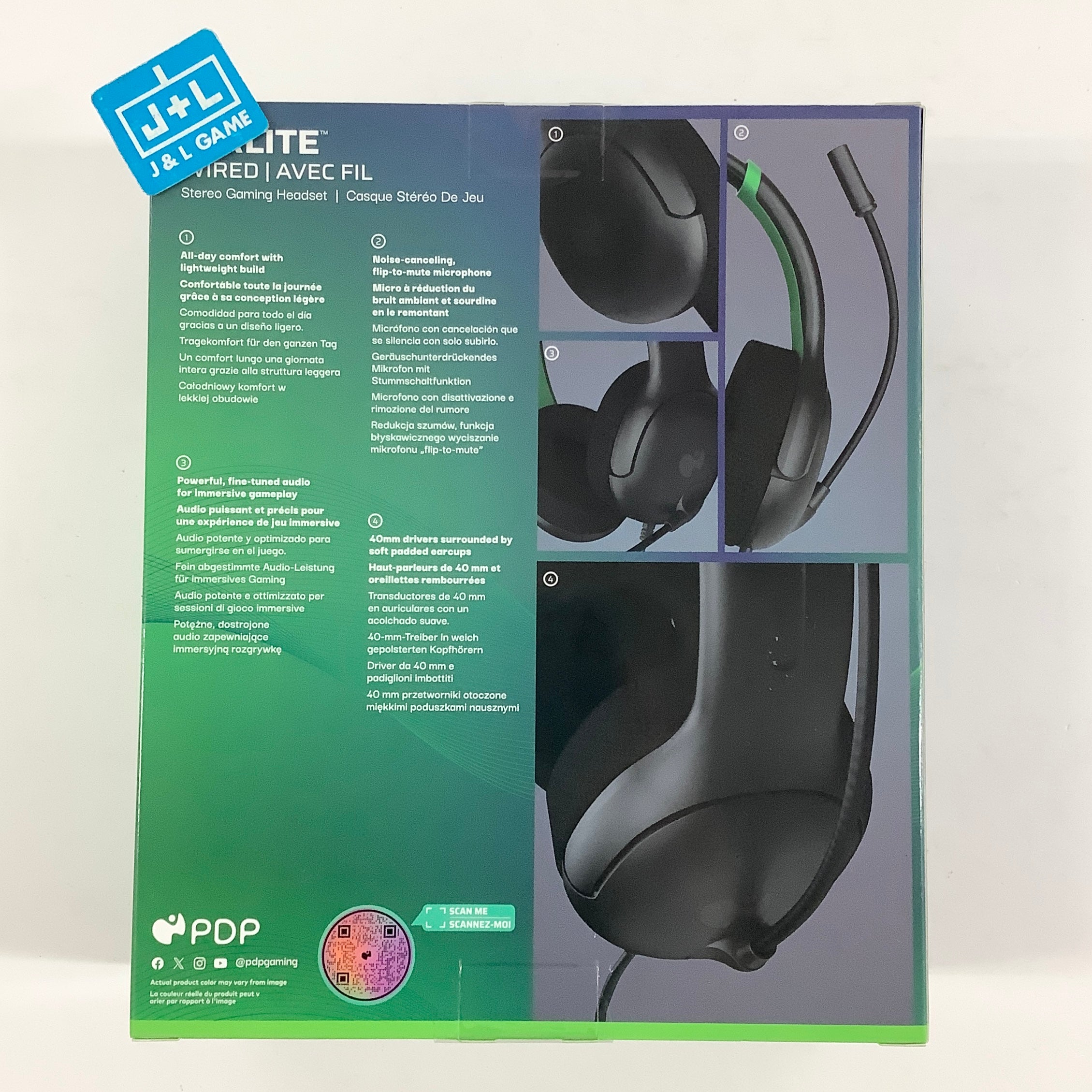PDP Gaming LVL40 Stereo Headset with Mic - (XSX) Xbox Series X|S & (XB1) Xbox One Video Games PDP