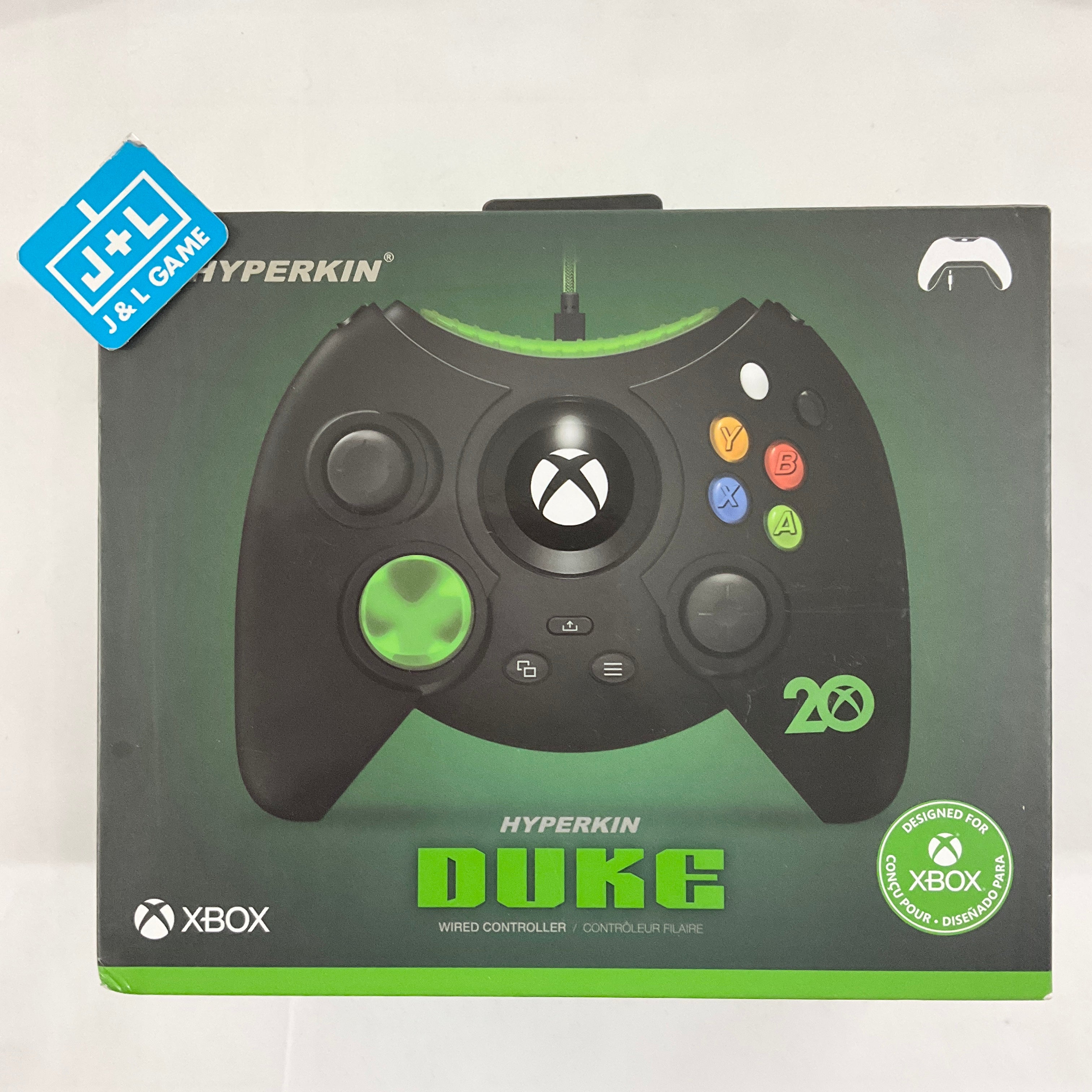 Hyperkin Duke Wired Controller (Xbox 20th Anniversary Limited Edition ...