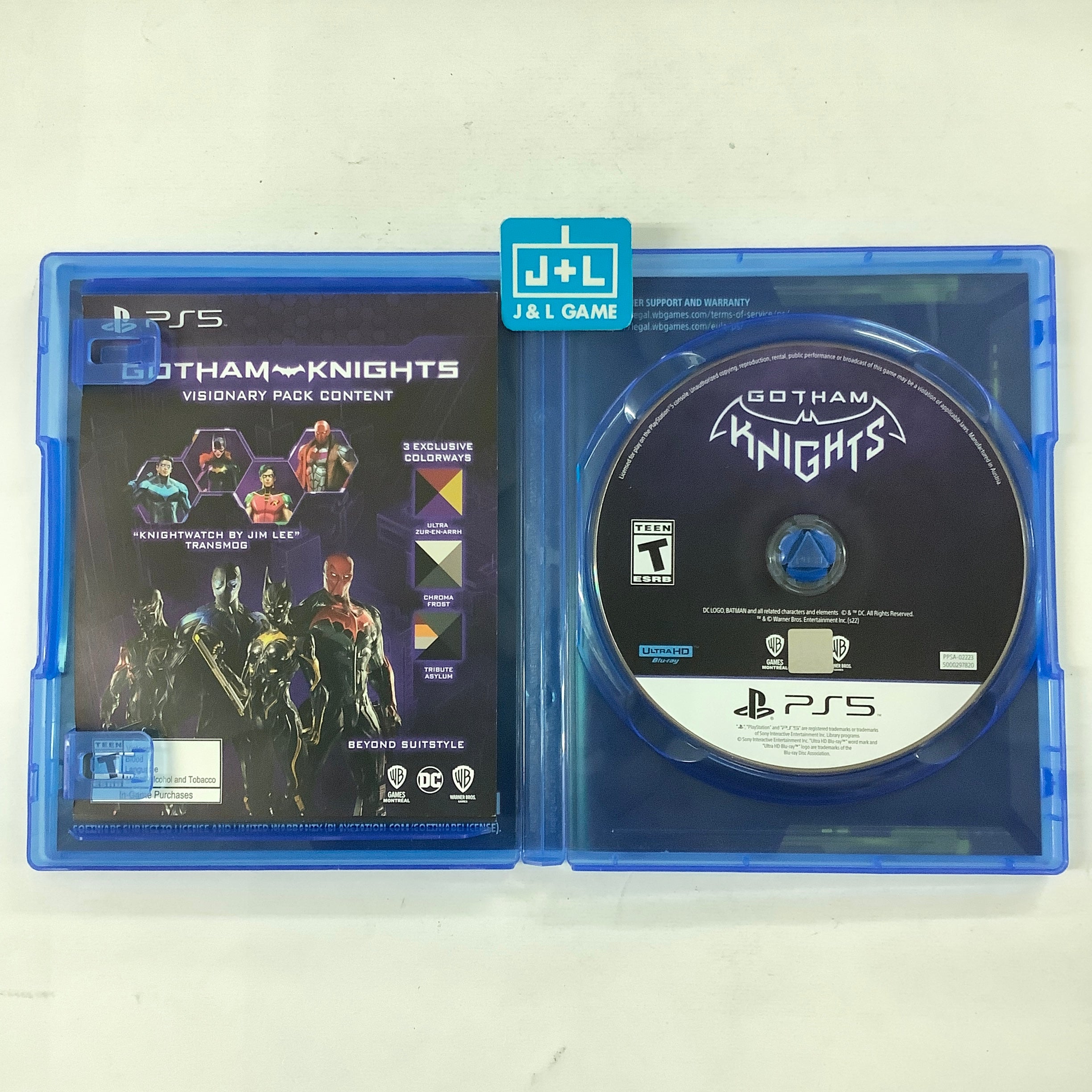 Gotham Knights Ps5 Spécial Édition Steelbook (sans le code Dlc) d'occasion en très bon état - Jeux vidéo Gotham Knights Ps5 Spécial Édition Steelbook (sans le code Dlc) d'occasion en très bon état - Jeux vidéo