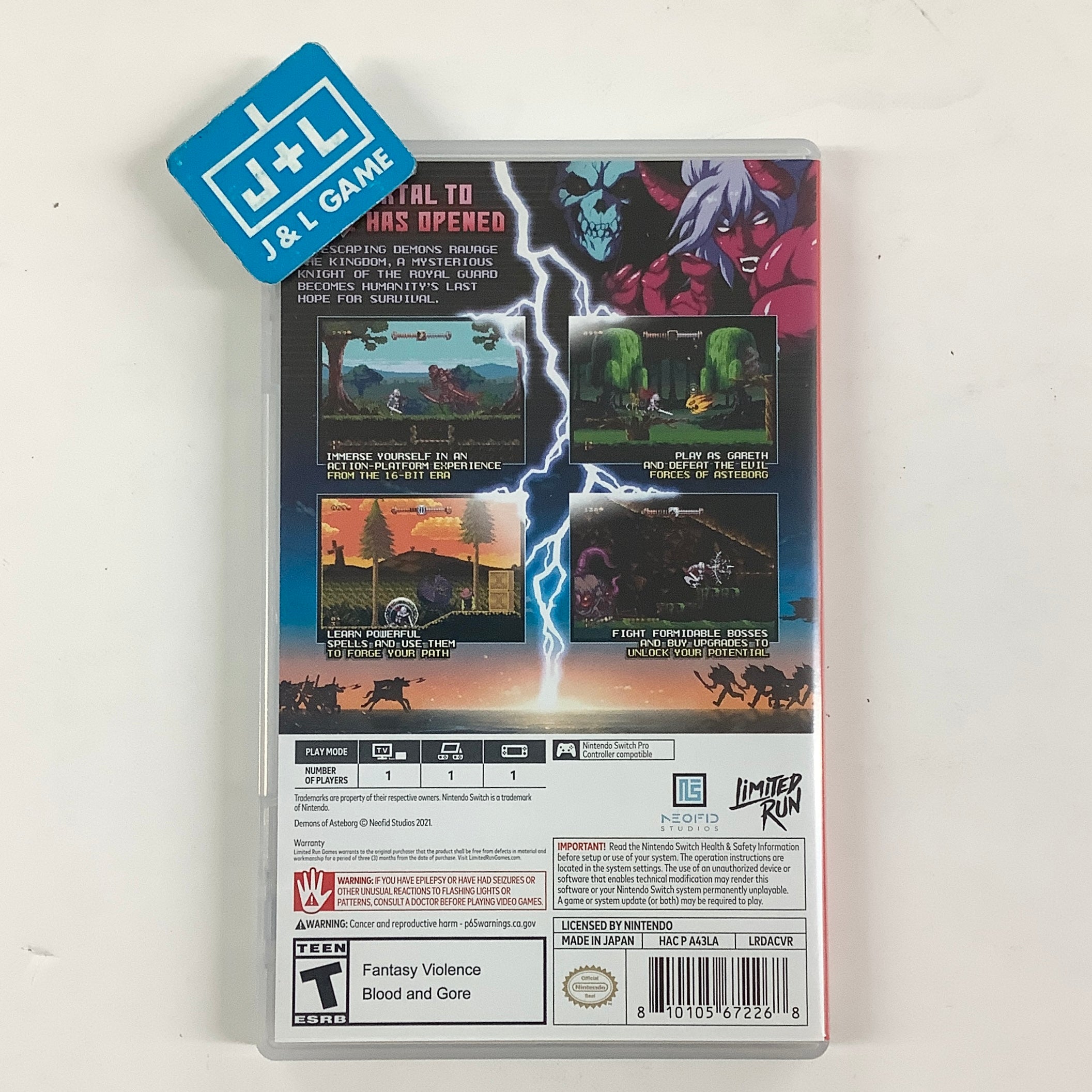 Demons of Asteborg - (NSW) Nintendo Switch [Pre-Owned] Video Games Limited Run