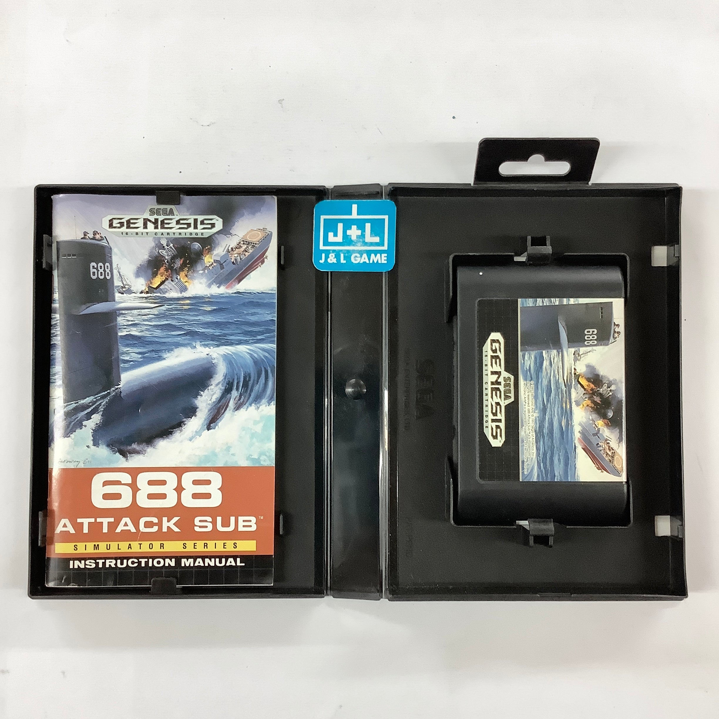 688 Attack Sub - (SG) SEGA Genesis  [Pre-Owned] Video Games Sega   