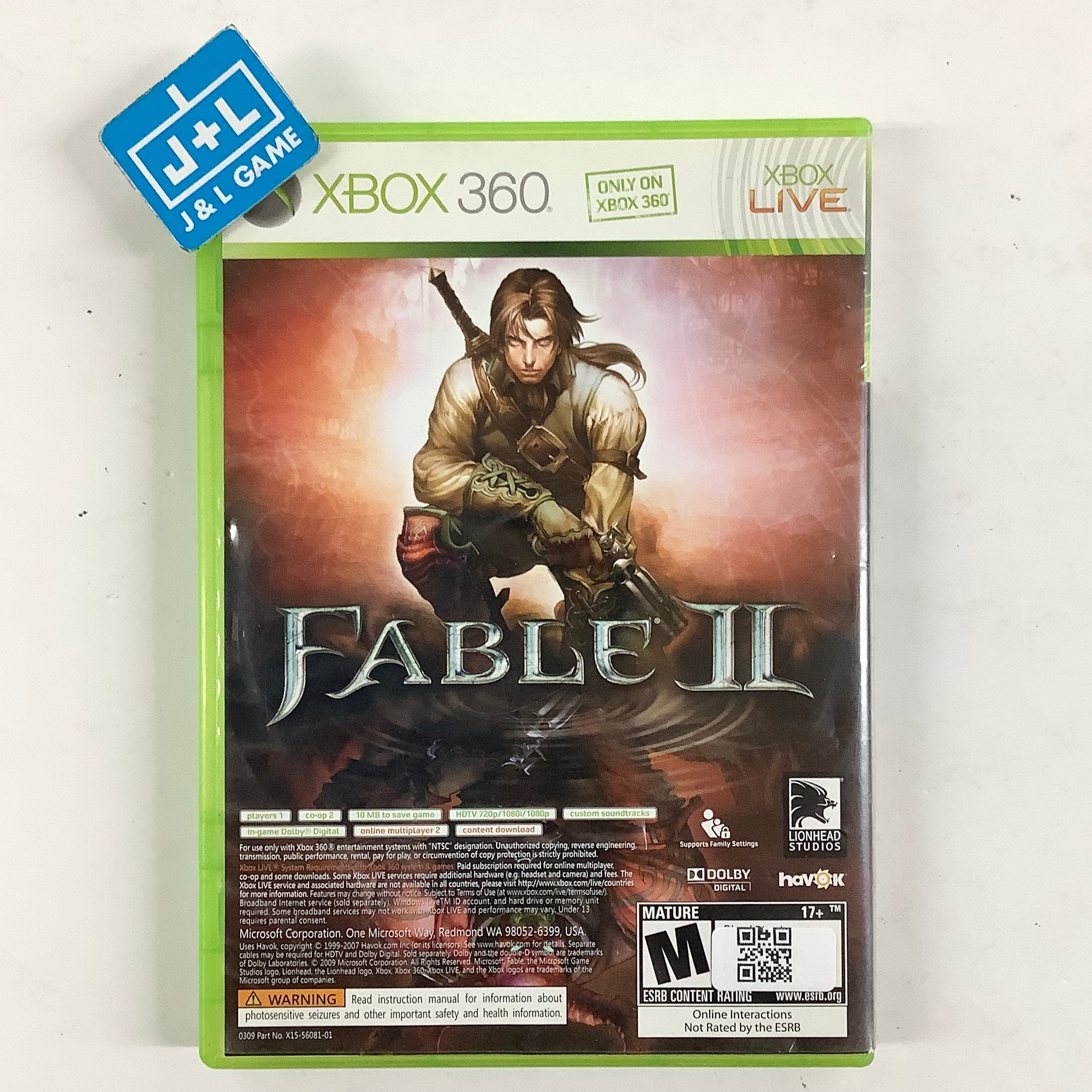 Halo 3 & Fable II Bundle - Xbox 360 [Pre-Owned] Video Games Microsoft