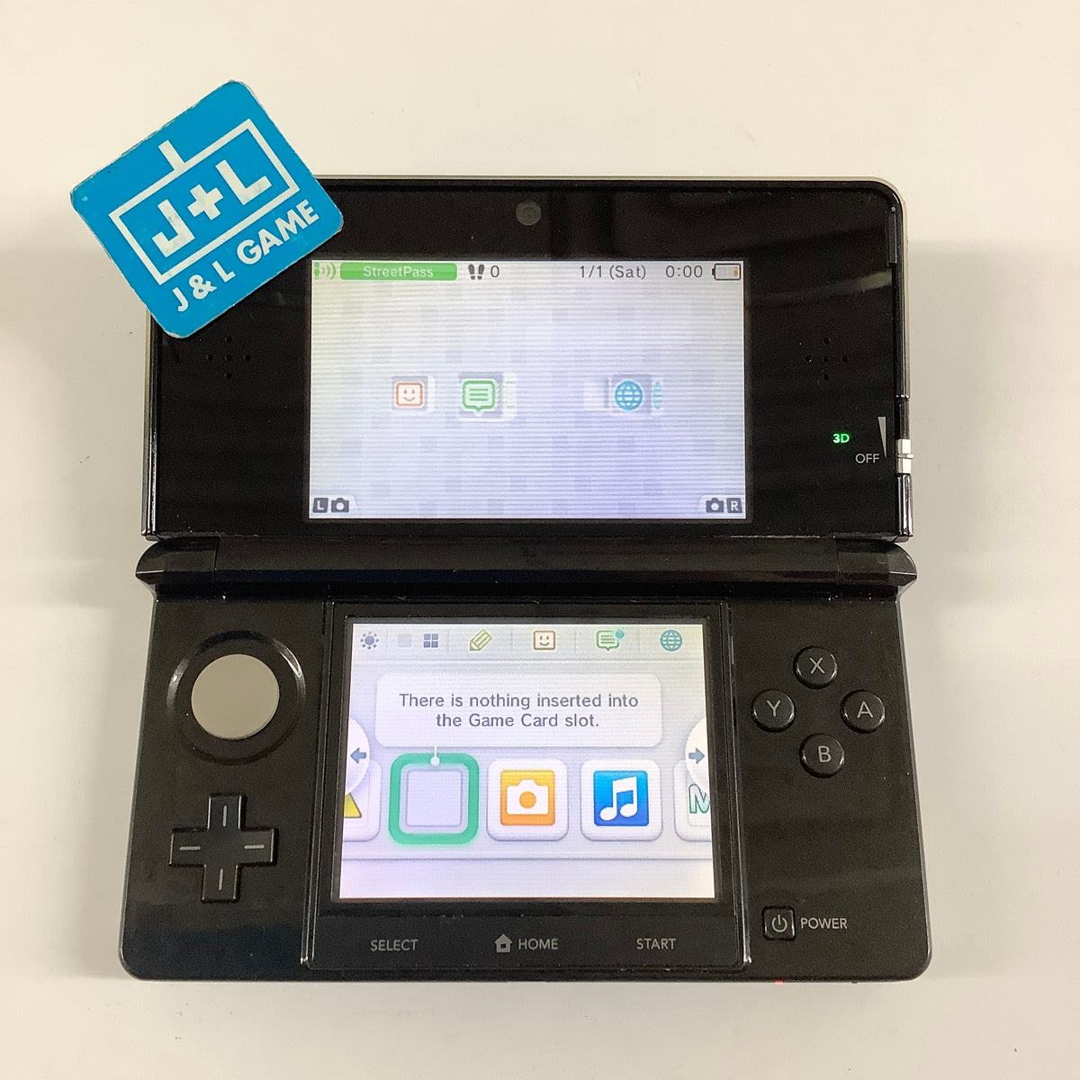 Nintendo 3DS Console (Cosmo Black) - Nintendo 3DS [Pre-Owned]