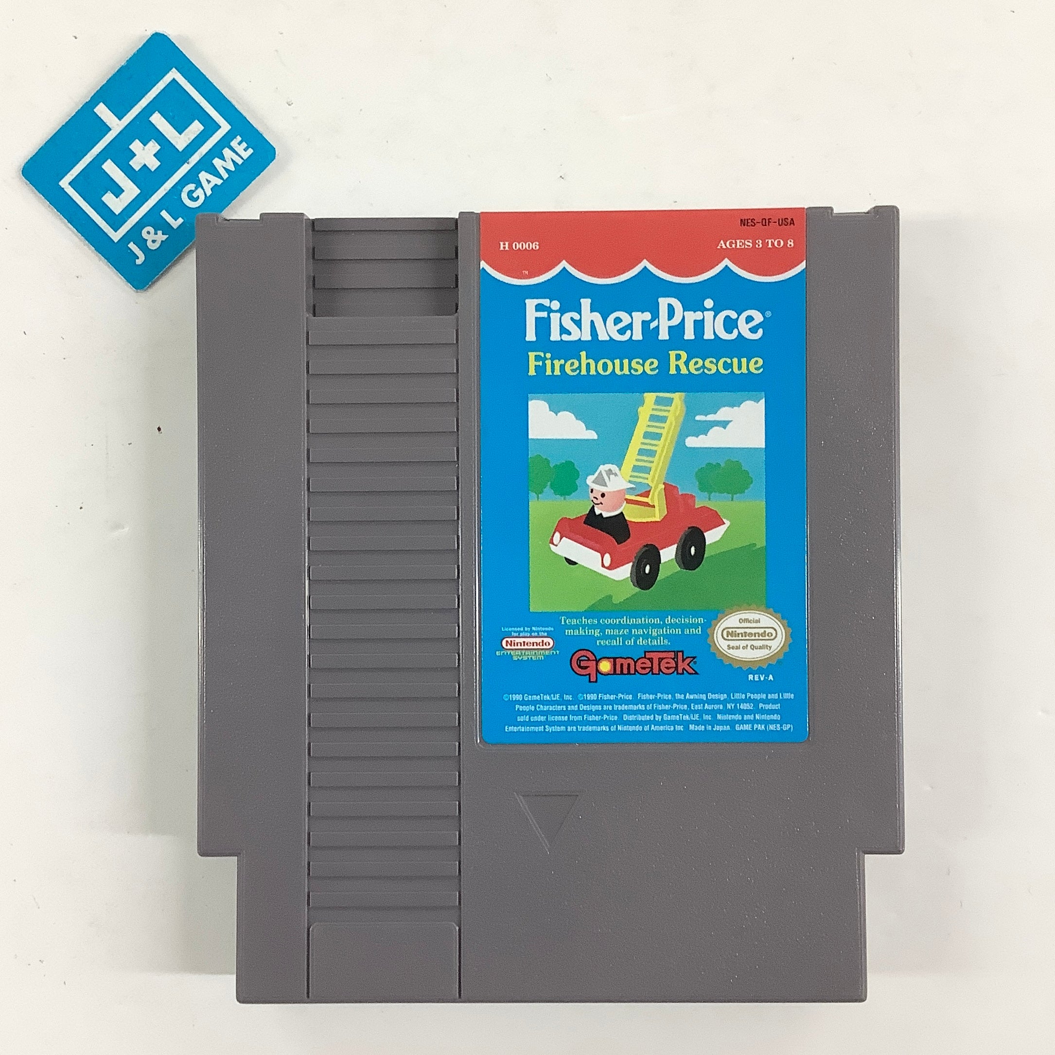 Fisher-Price: Firehouse Rescue - (NES) Nintendo Entertainment System [Pre-Owned] Video Games GameTek