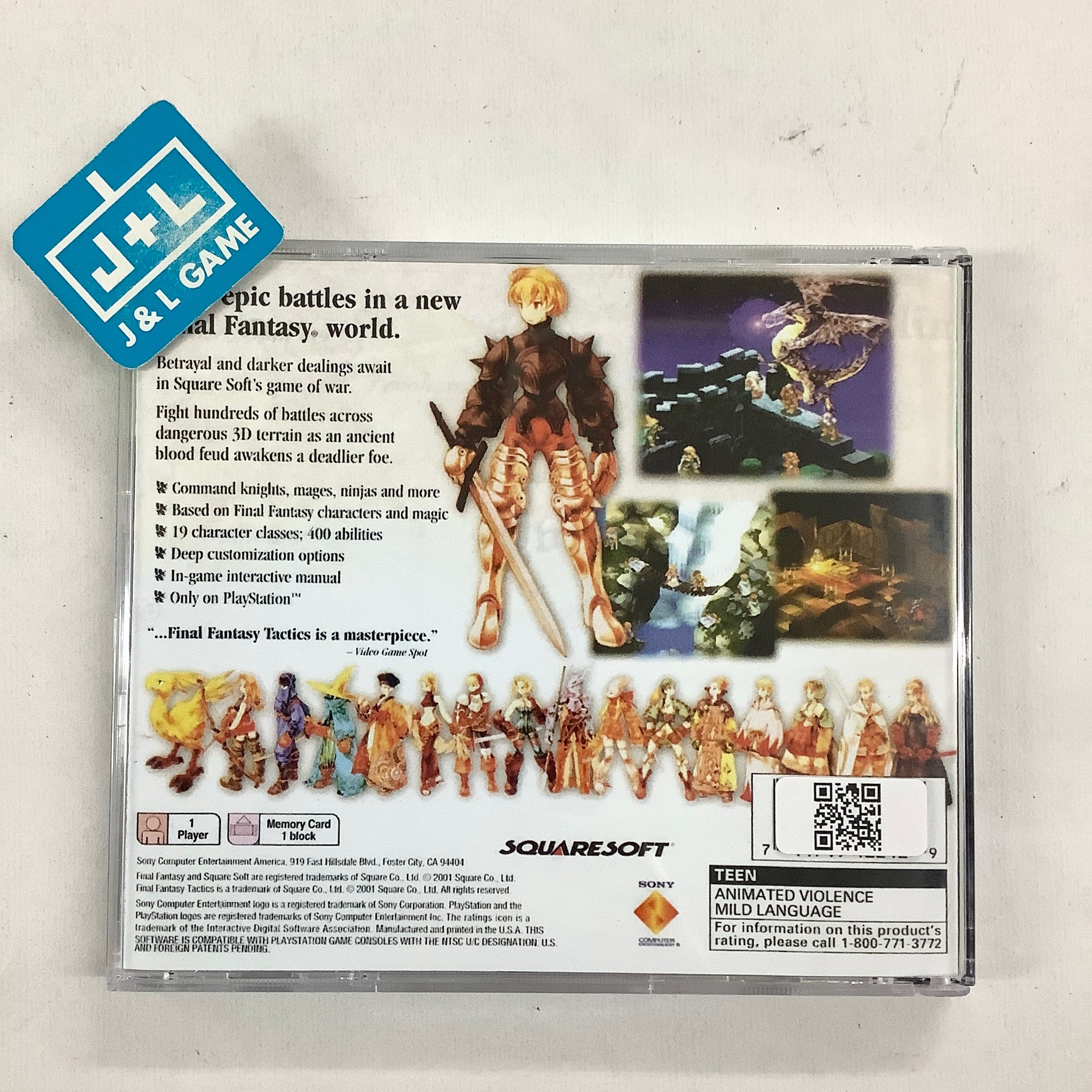 Final Fantasy Tactics (Greatest Hits) - (PS1) PlayStation 1 [Pre-Owned] Video Games SCEA