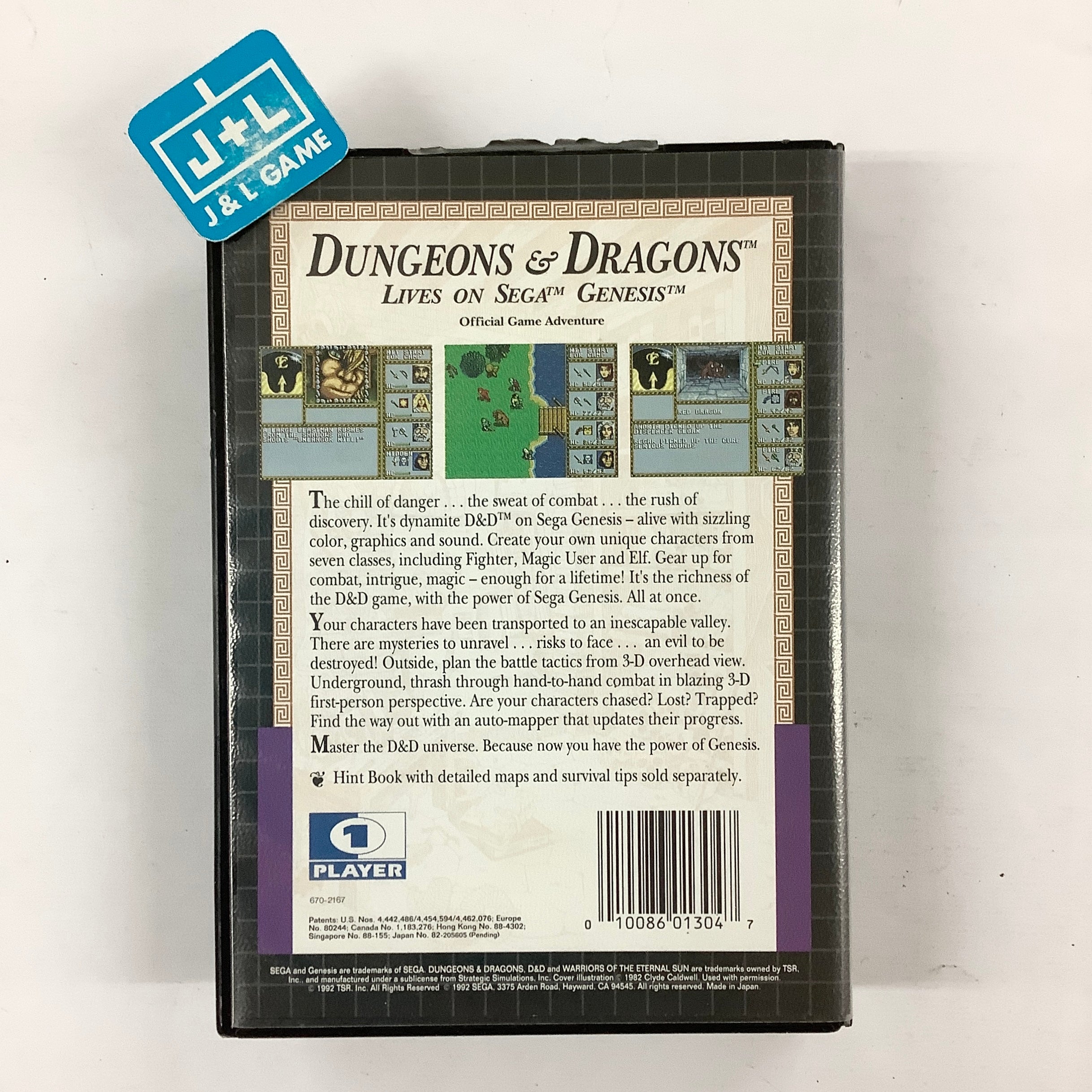 Dungeons & Dragons: Warriors of the Eternal Sun - (SG) Sega Genesis [Pre-Owned] Video Games SEGA   