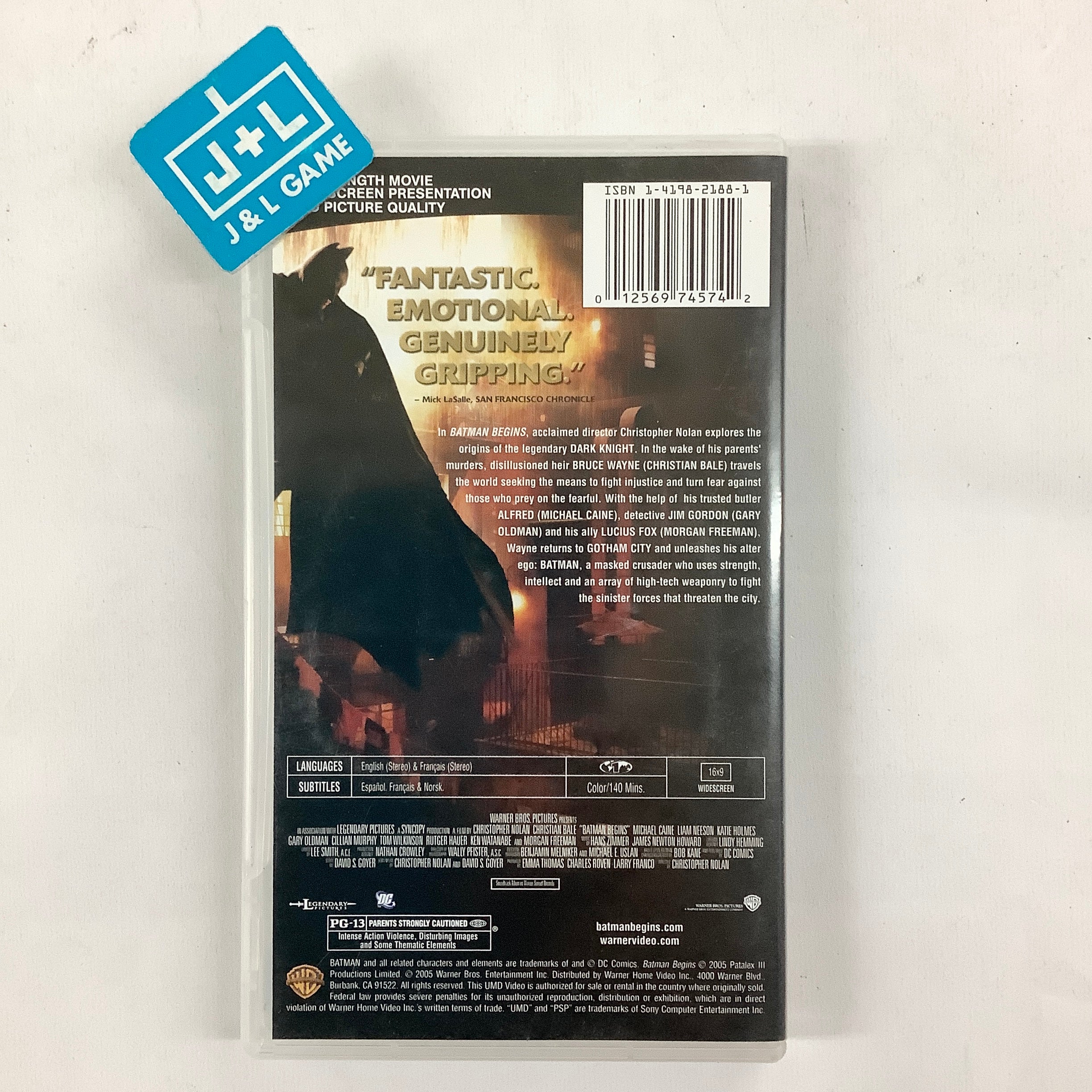 Batman Begins - PSP UMD Video [Pre-Owned] Home Sony Pictures