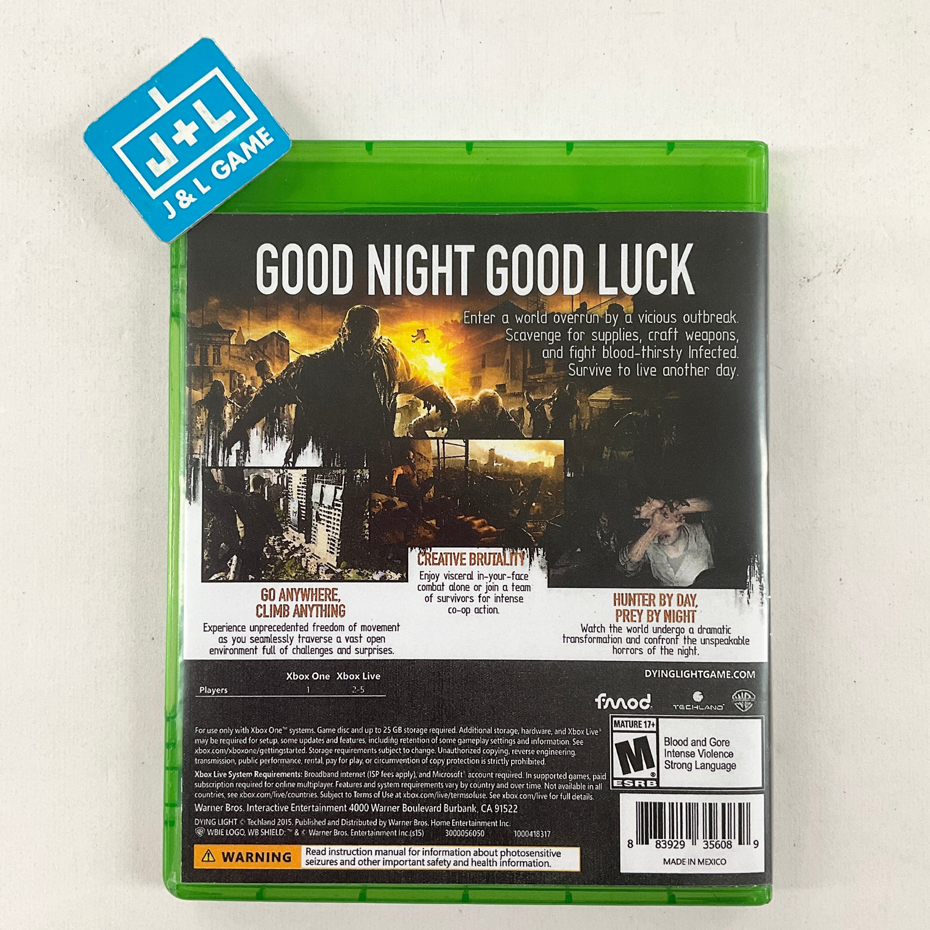 Dying Light - (XB1) Xbox One [Pre-Owned] Video Games Warner Bros. Interactive Entertainment
