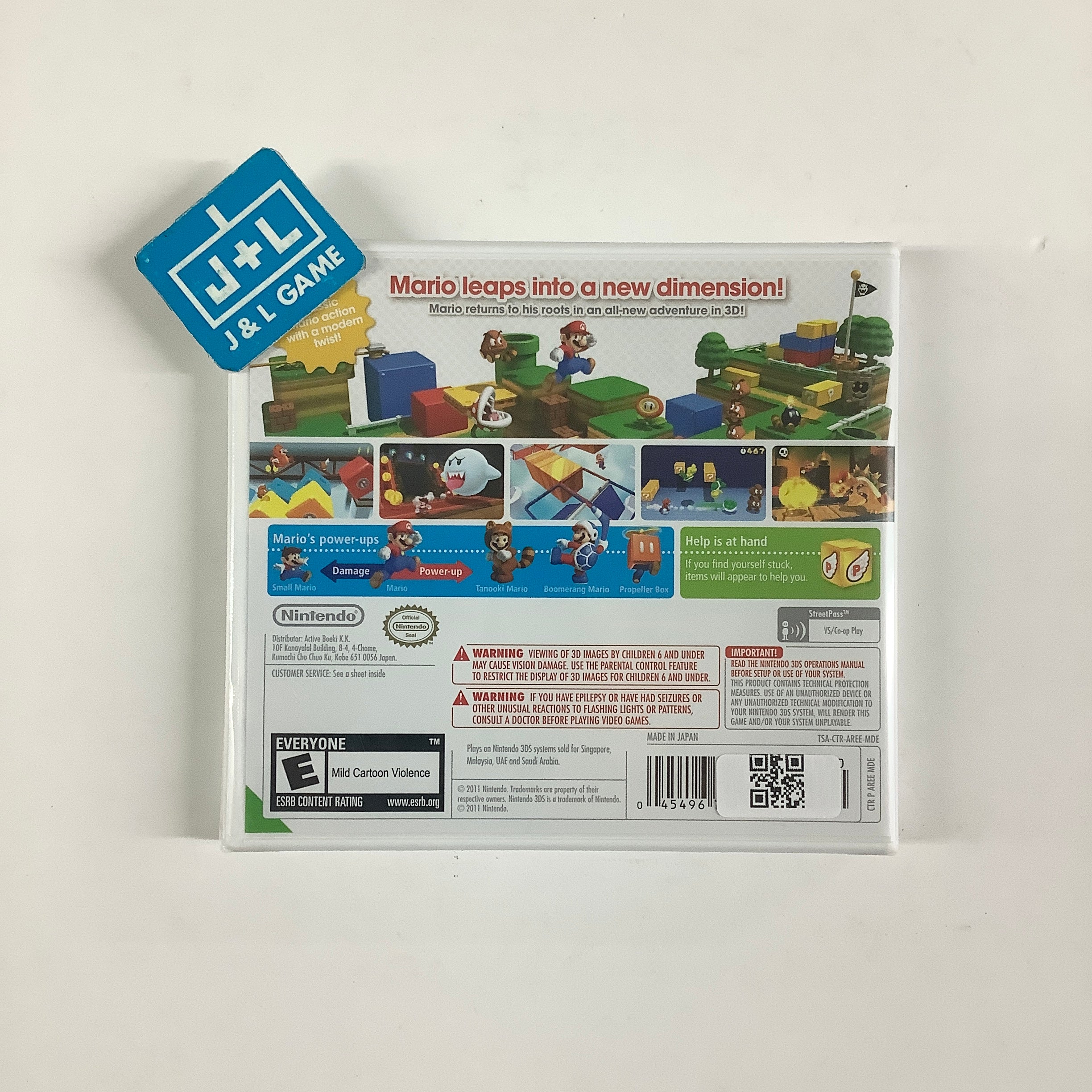 Super Mario 3D Land (World Edition) - Nintendo 3DS
