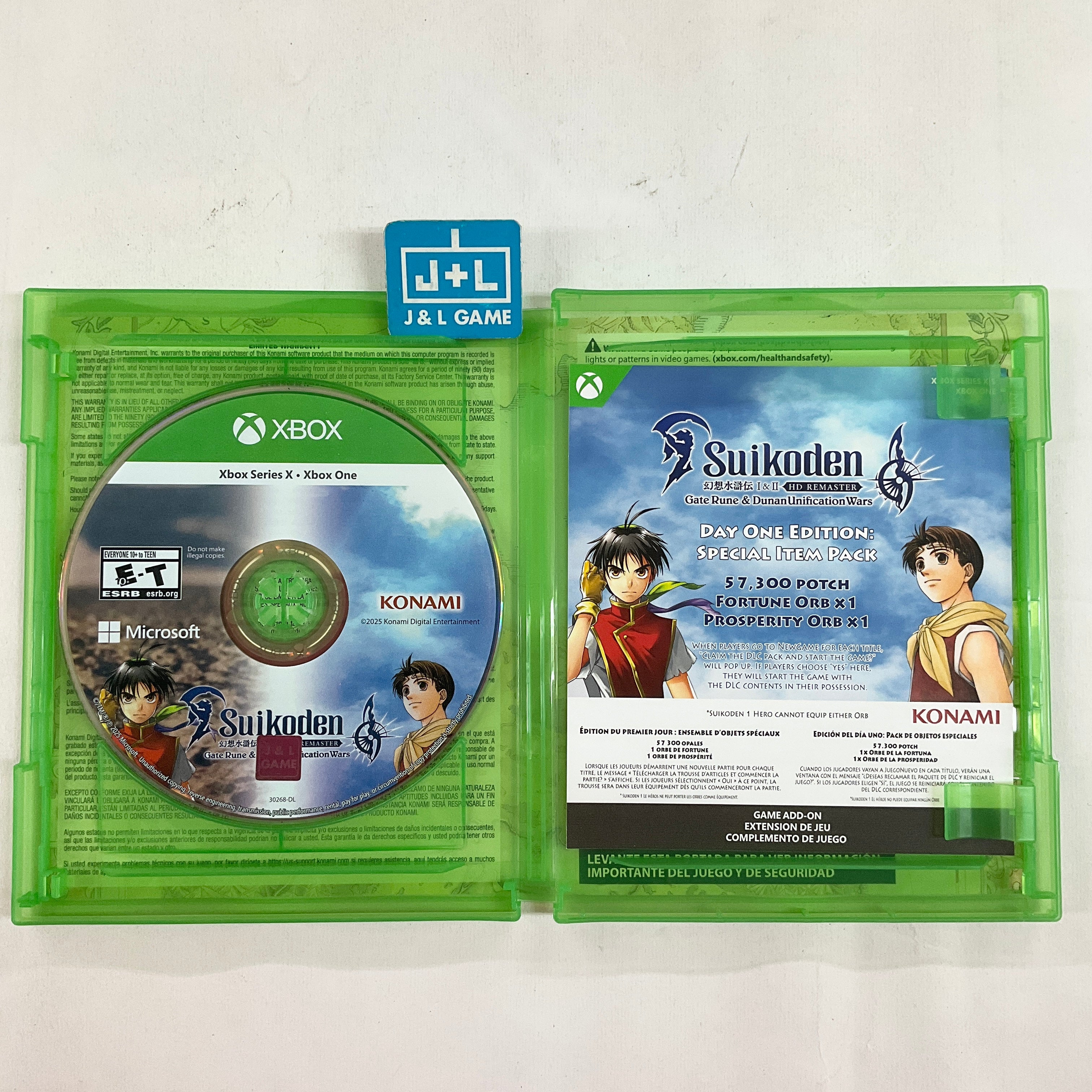 Suikoden I & II HD Remastered (Day One Edition) - (XSX) Xbox Series X [Pre-Owned] Video Games Konami
