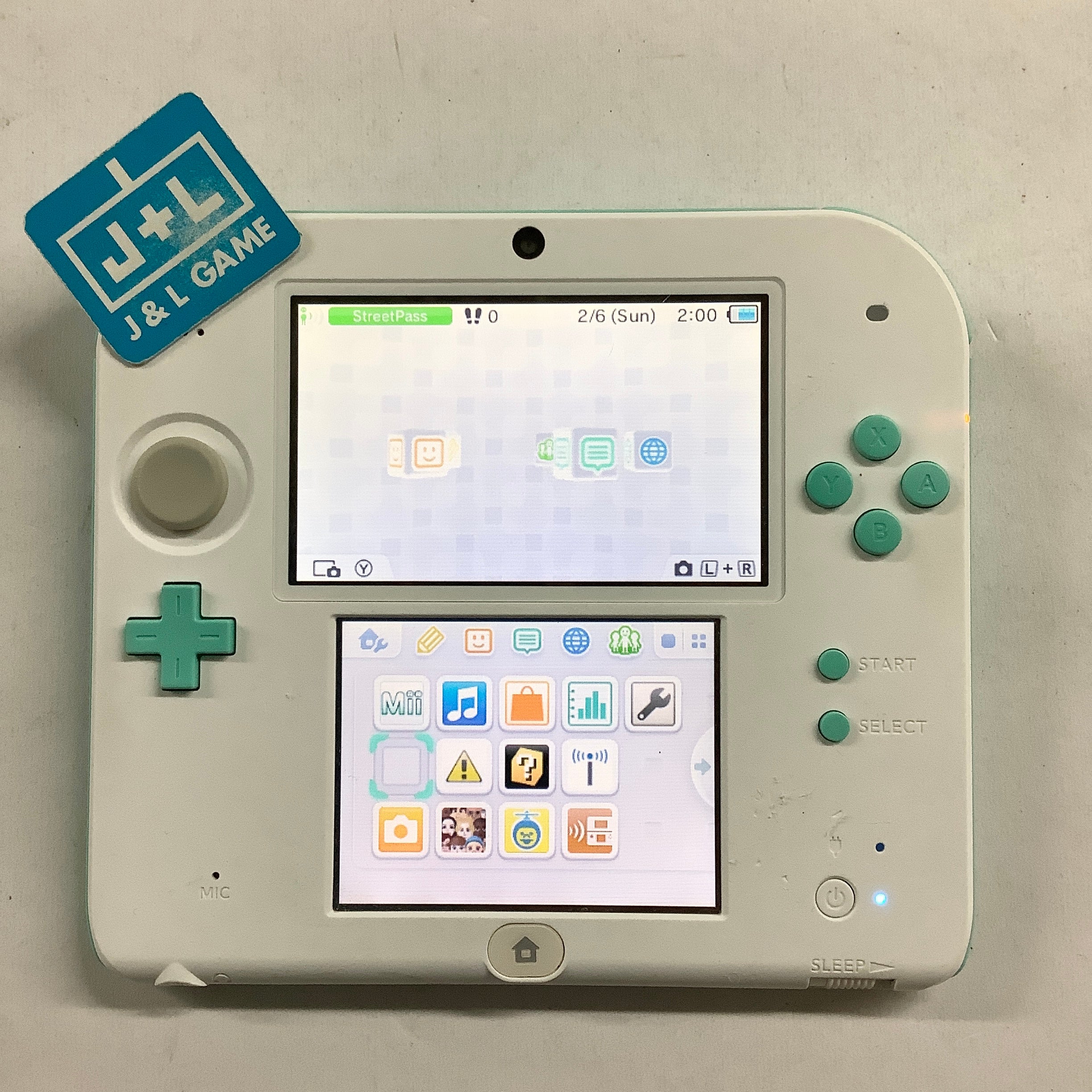 Nintendo 2DS Console (Sea Green) - Nintendo 3DS [Pre-Owned] Consoles Nintendo