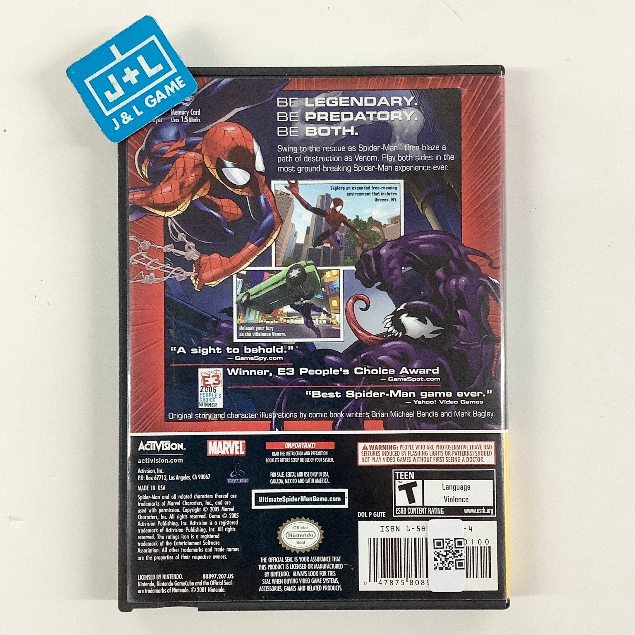 Ultimate Spider-Man (Player's Choice) - (GC) GameCube [Pre-Owned] Video Games Activision