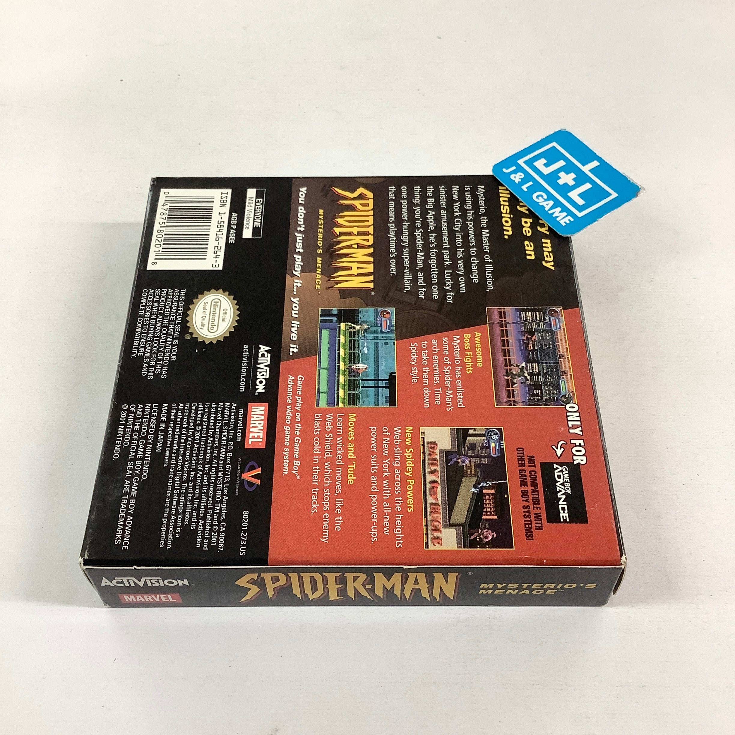 Spider-Man: Mysterio's Menace - (GBA) Game Boy Advance [Pre-Owned] Video Games Activision