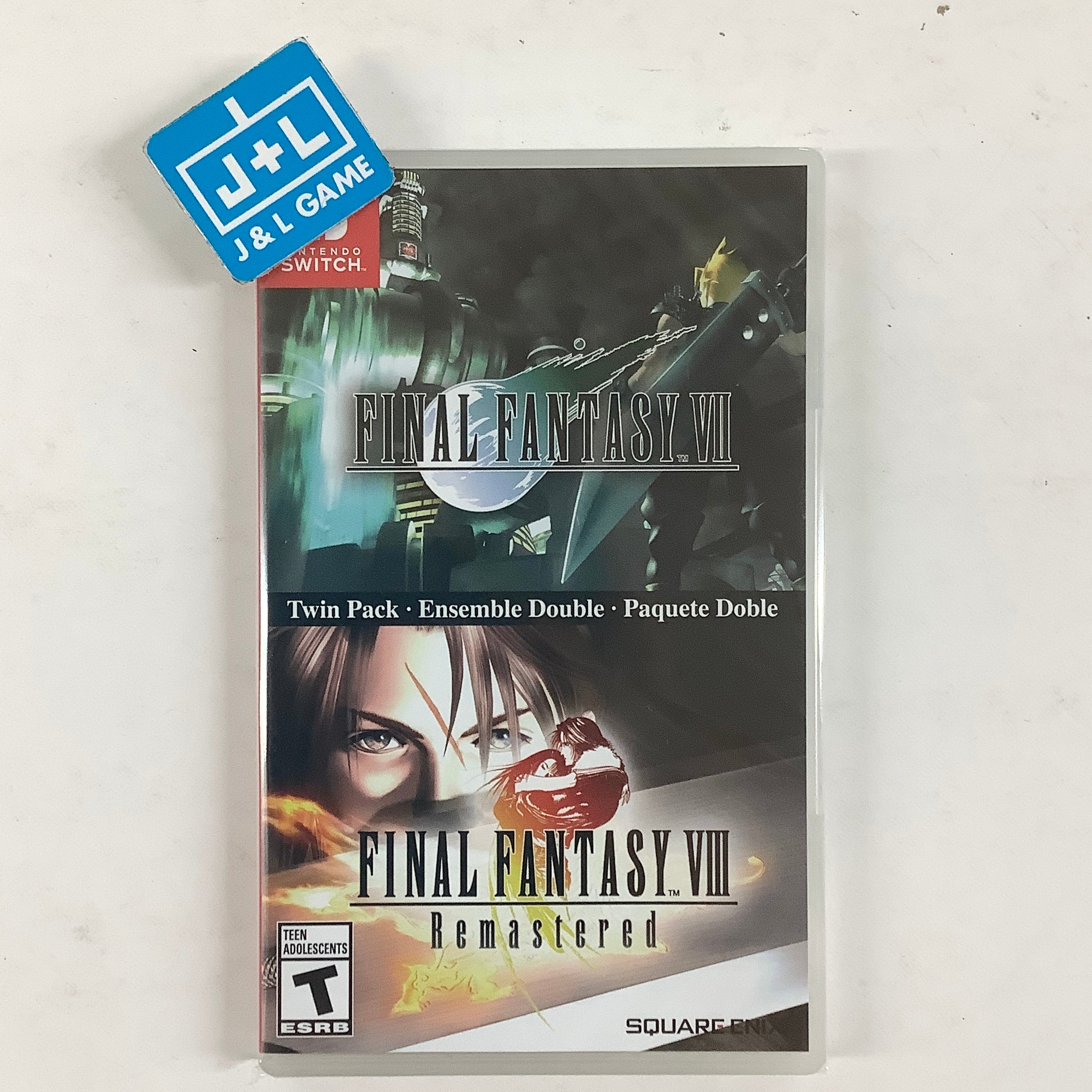 Final Fantasy VII & Final Fantasy VIII Remastered Twin Pack - (NSW) Nintendo Switch