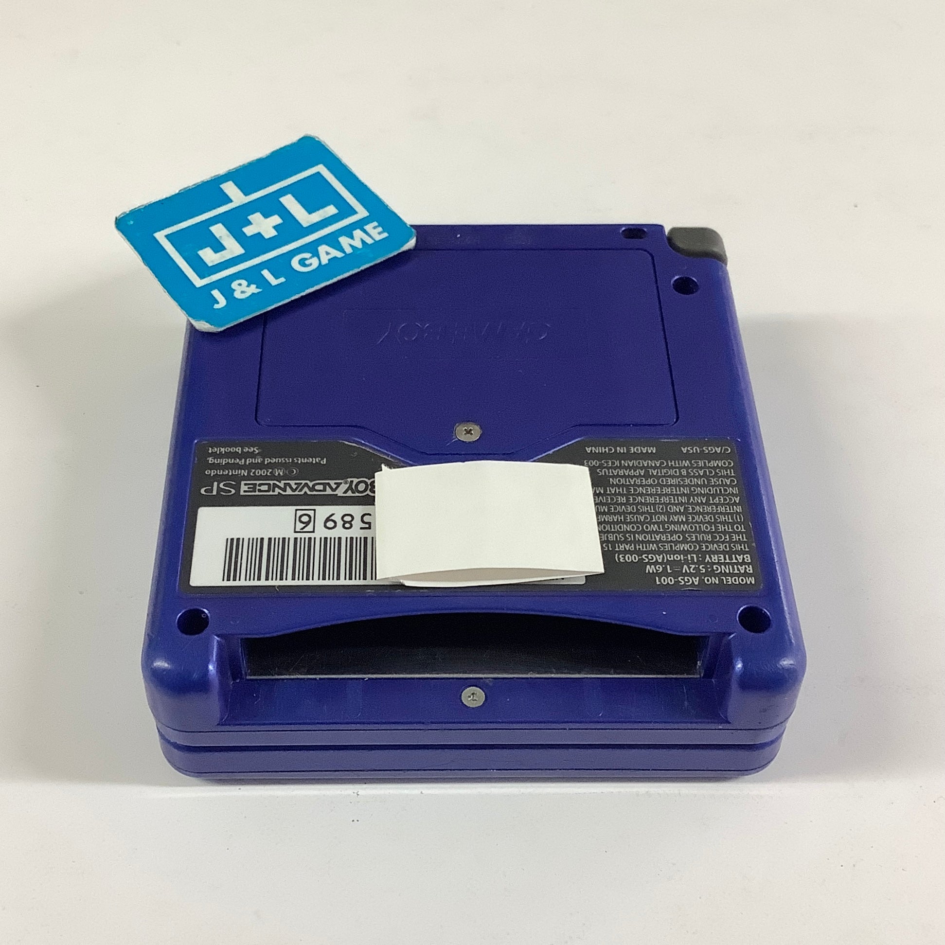 Nintendo Game Boy Advance SP Console AGS-001 (Cobalt Blue) - (GBA) Game Boy Advance SP [Pre-Owned]