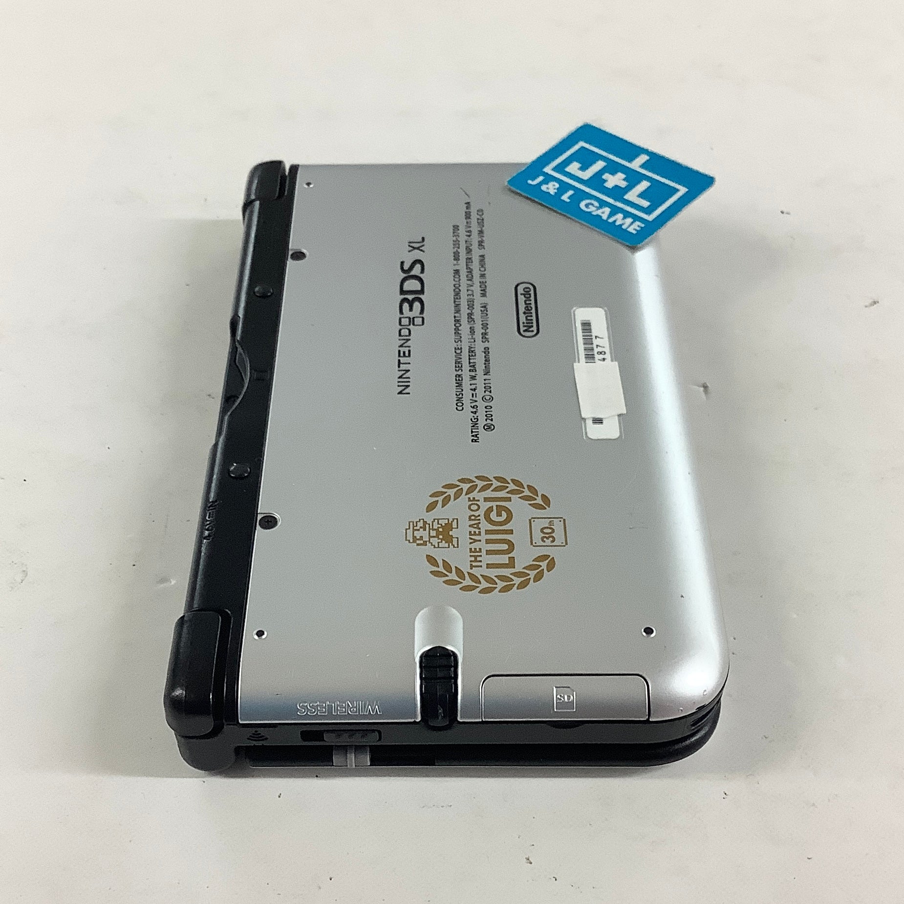 Nintendo 3DS XL Console (Mario & Luigi Silver) - Nintendo 3DS [Pre-Owned] Consoles Nintendo